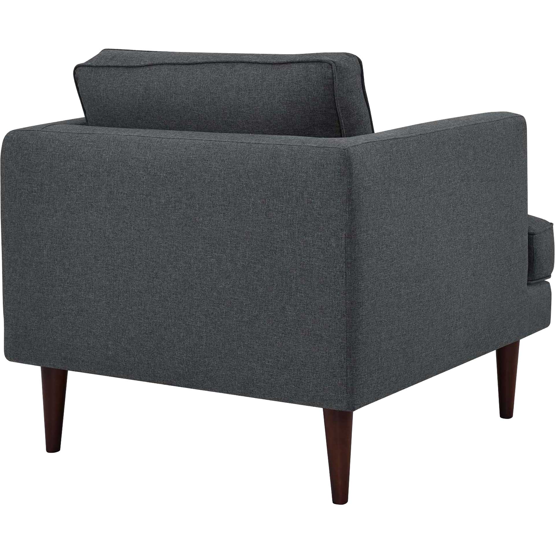 Aisley Upholstered Fabric Armchair Gray - Image 4
