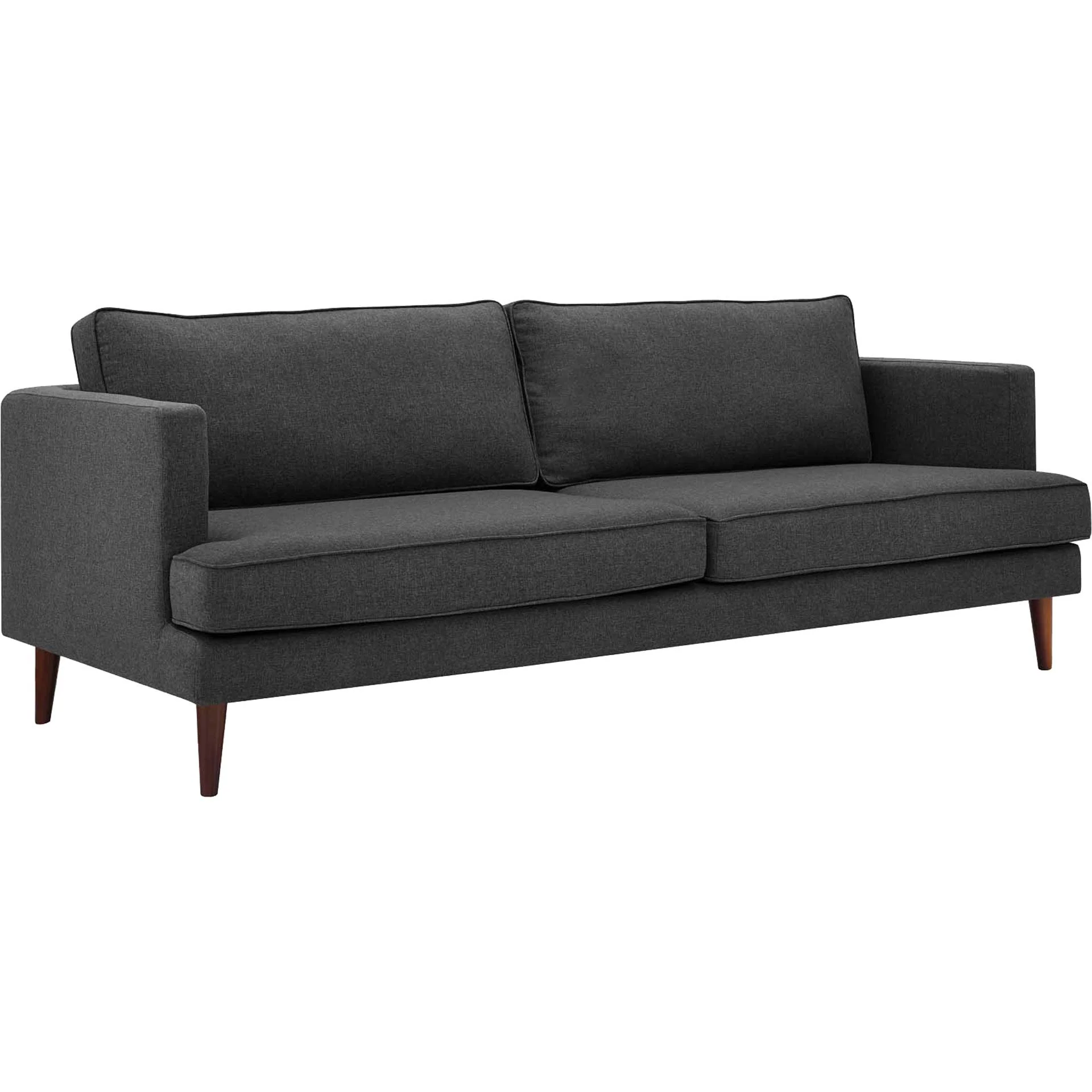Aisley Upholstered Fabric Sofa Gray - Image 2