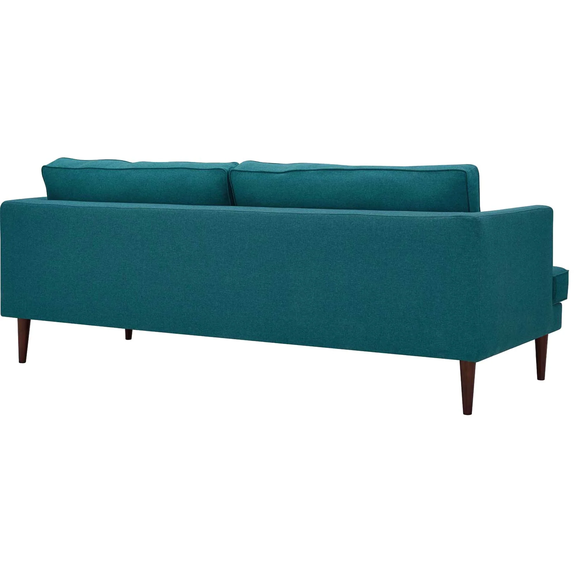 Aisley Upholstered Fabric Sofa Teal - Image 3
