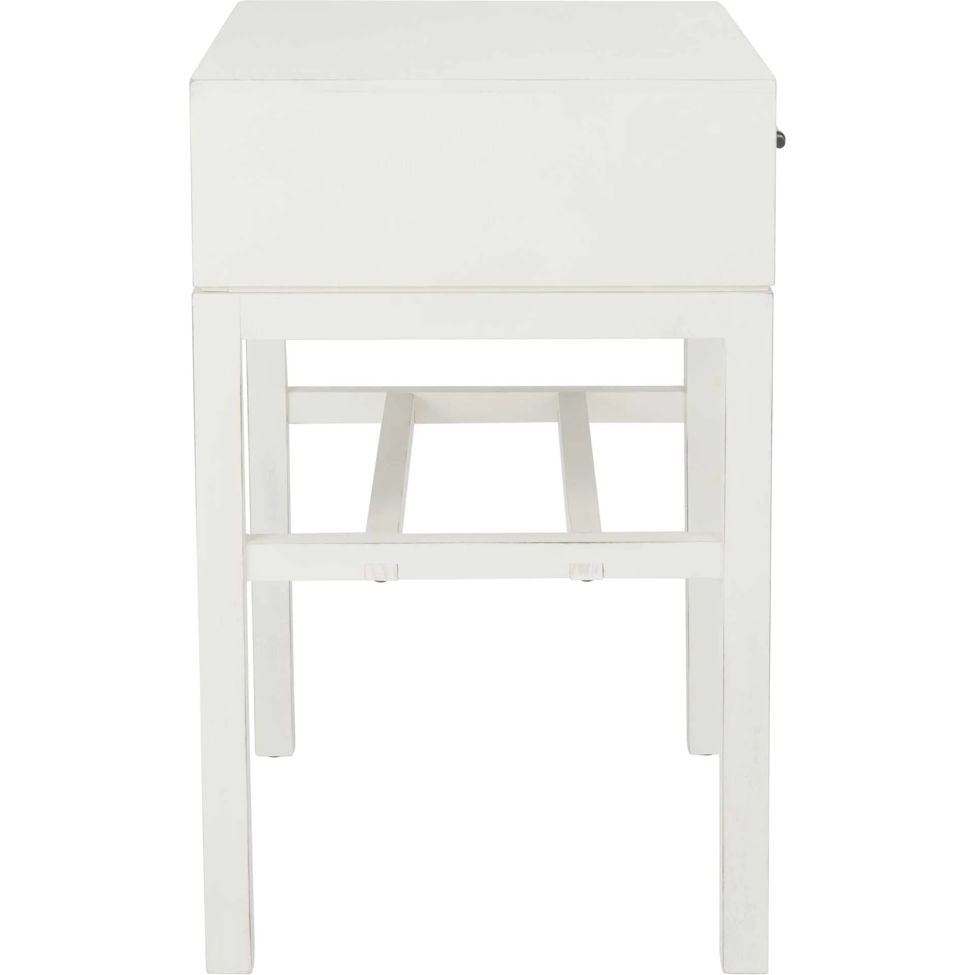 Ajani 1 Drawer Accent Table Distressed White - Image 3