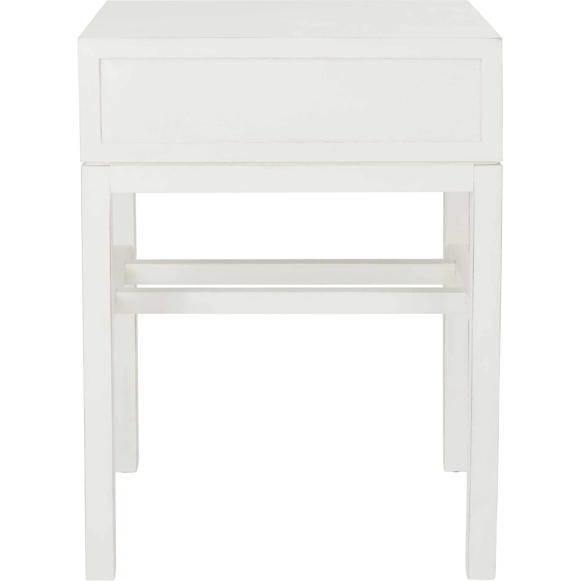 Ajani 1 Drawer Accent Table Distressed White - Image 4