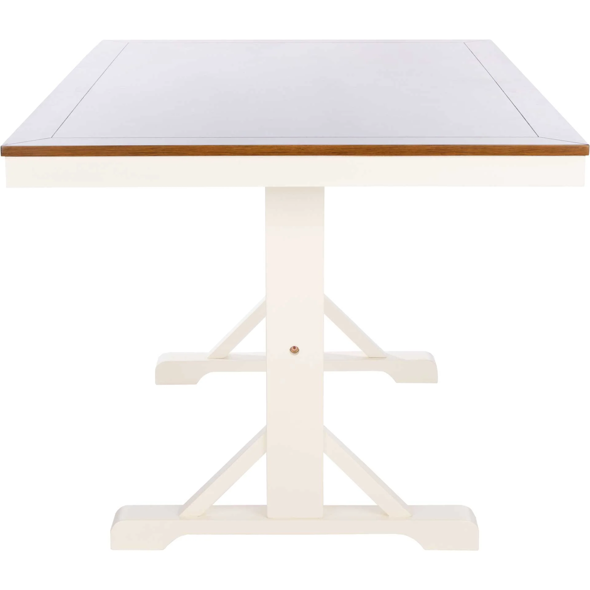 Akito Rectangle Dining Table White/Natural - Image 3