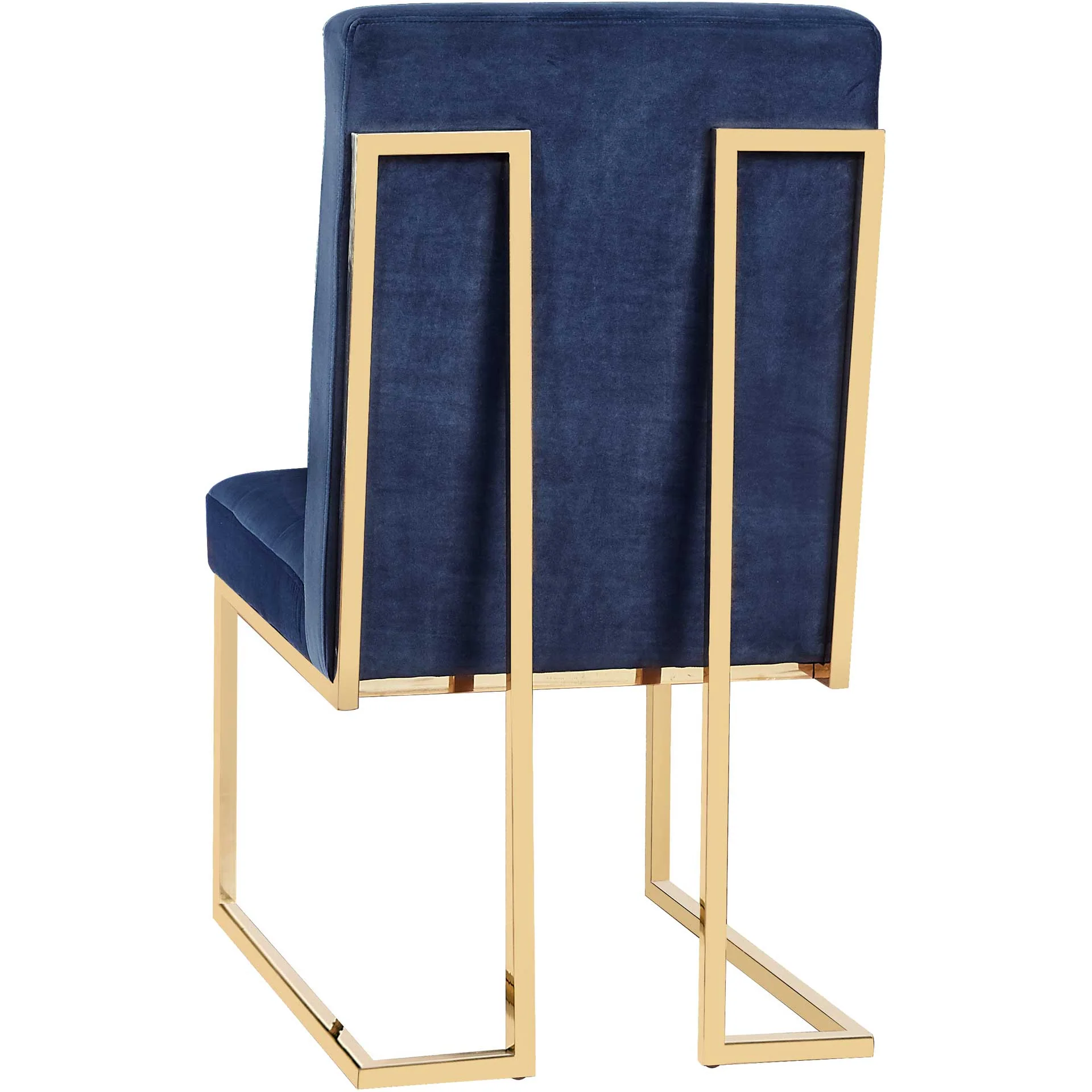 Akito Velvet Chair Navy (Set of 2) - Image 4