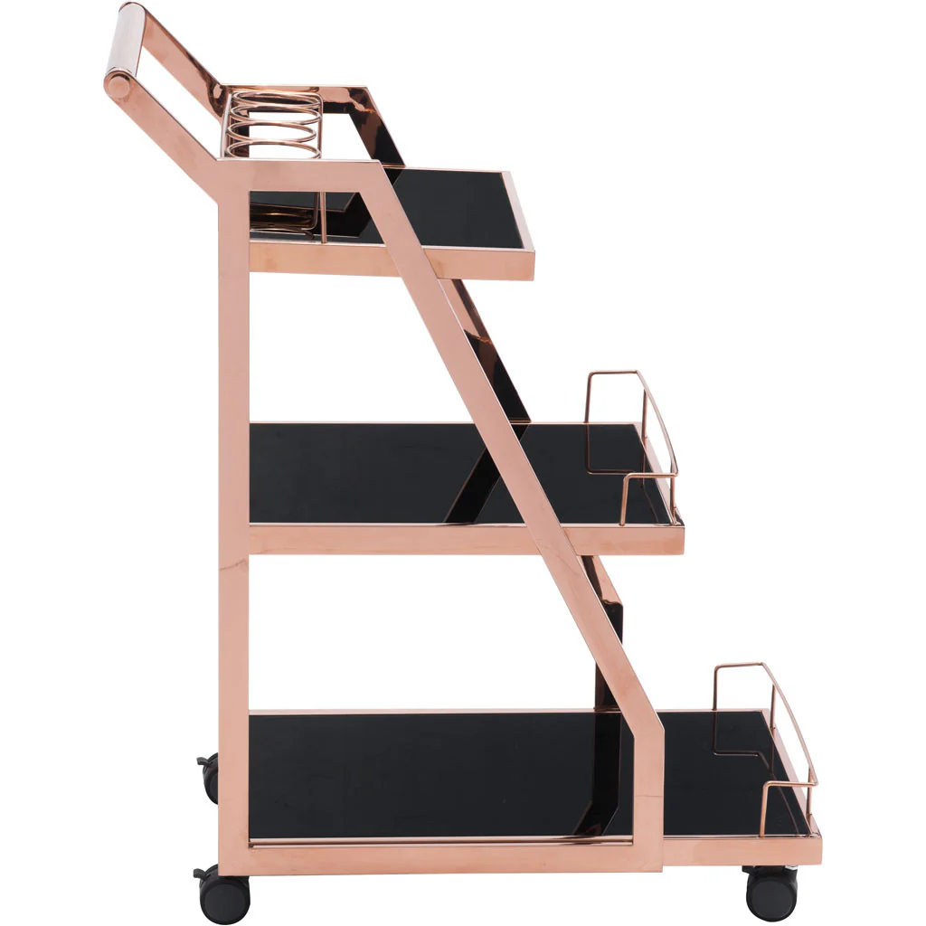 Alacrity Serving Cart Rose Gold - Image 2