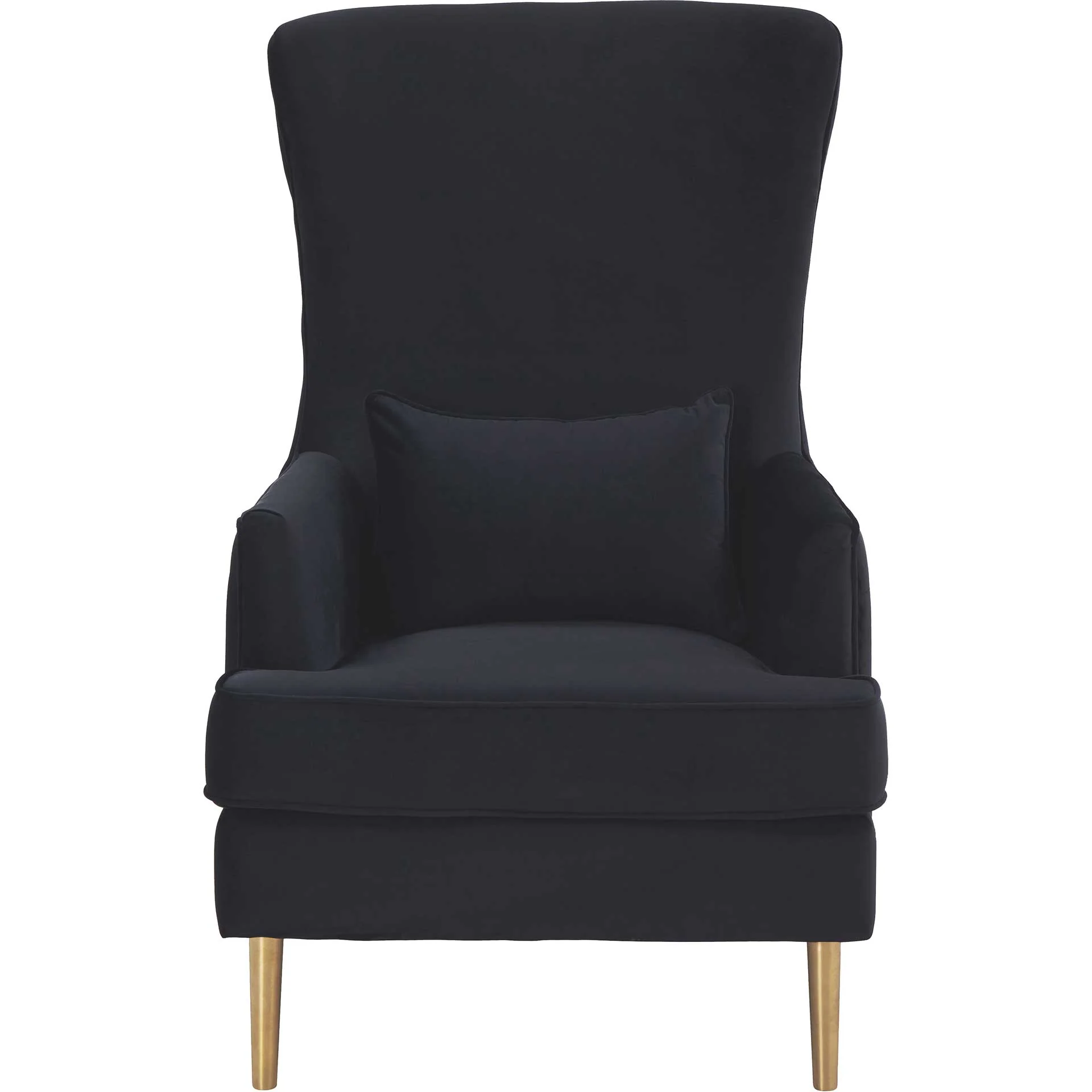 Alaia Tall Tufted Back Chair Black - Image 2