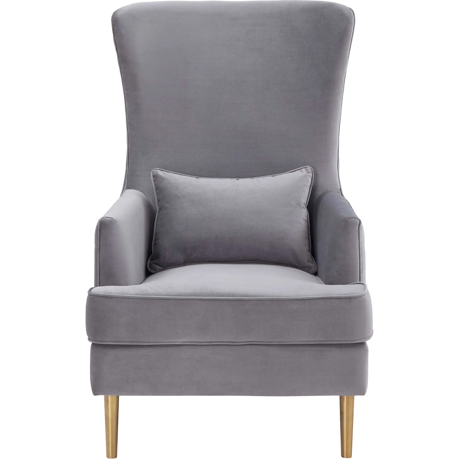 Alaia Tall Tufted Back Chair Gray - Image 2
