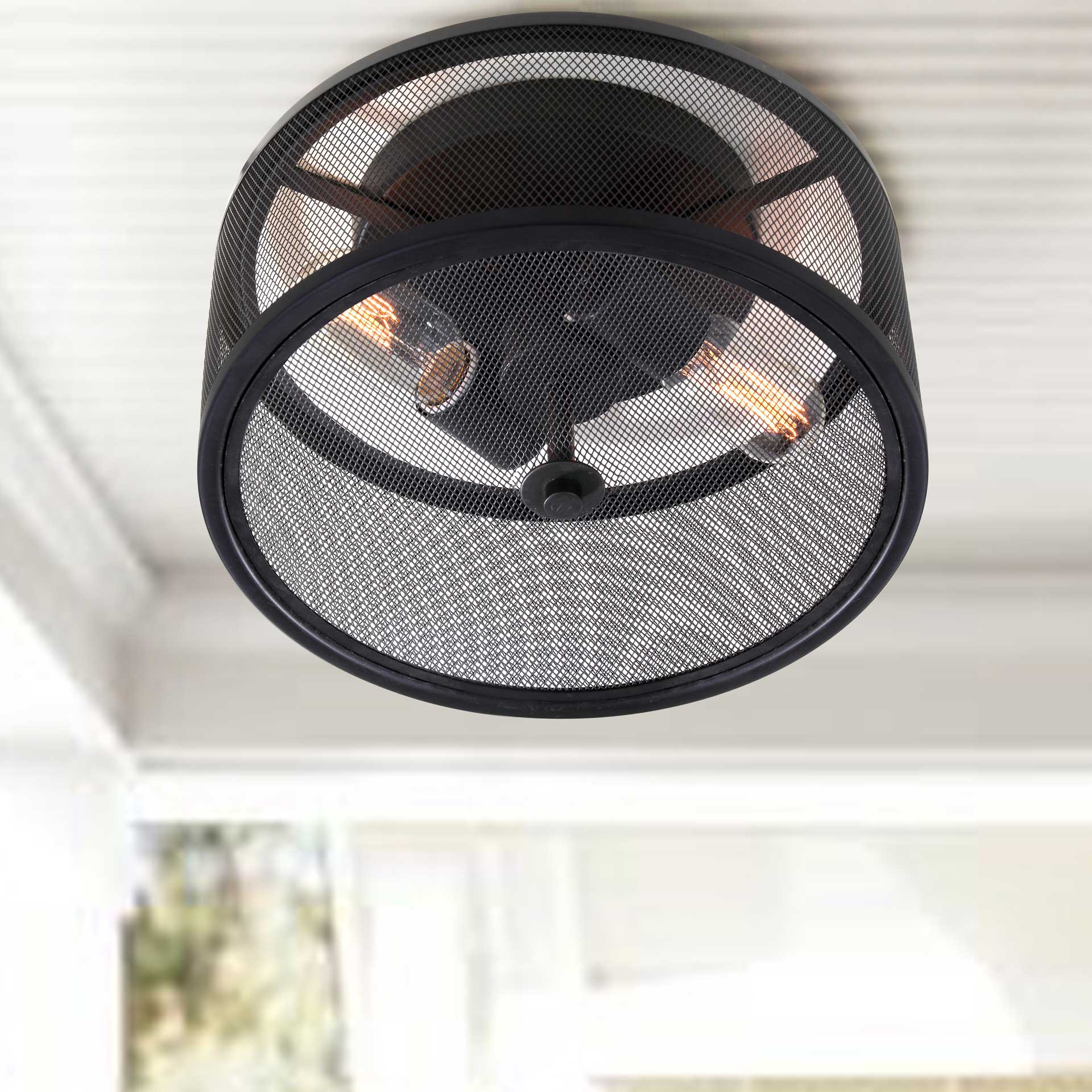 Alain Flush Mount Black - Image 4