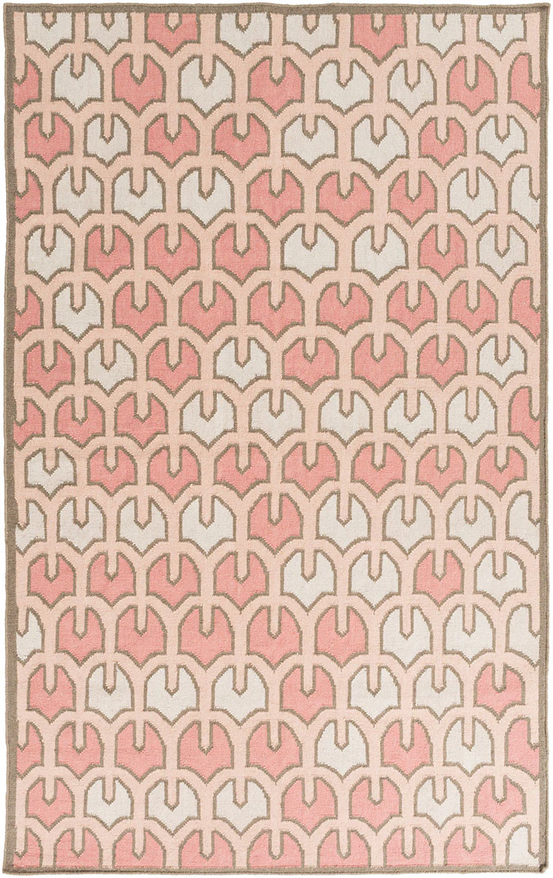 Alameda Beige/Salmon Area Rug - Image 2