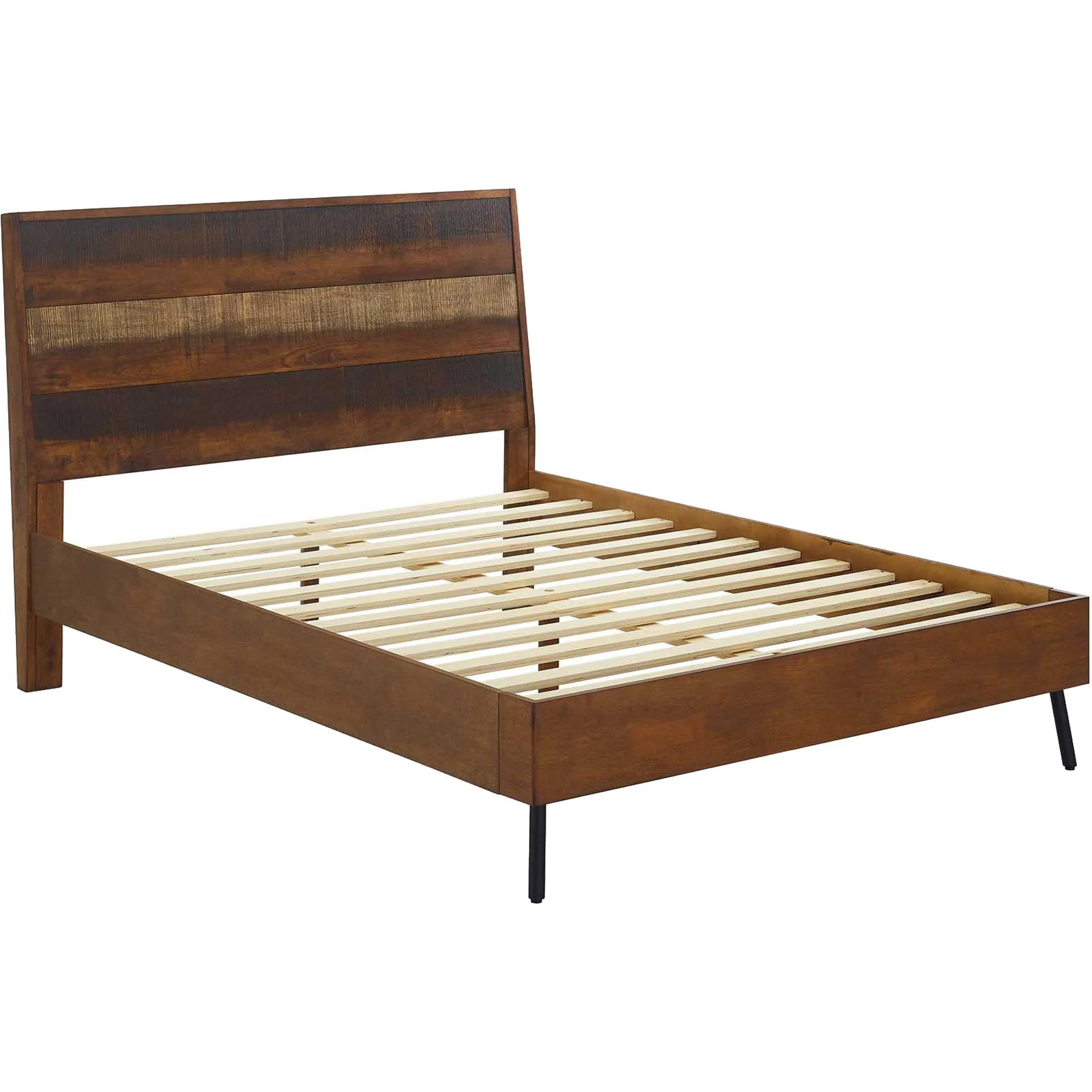 Alamosa Rustic Wood Bed Walnut - Image 4