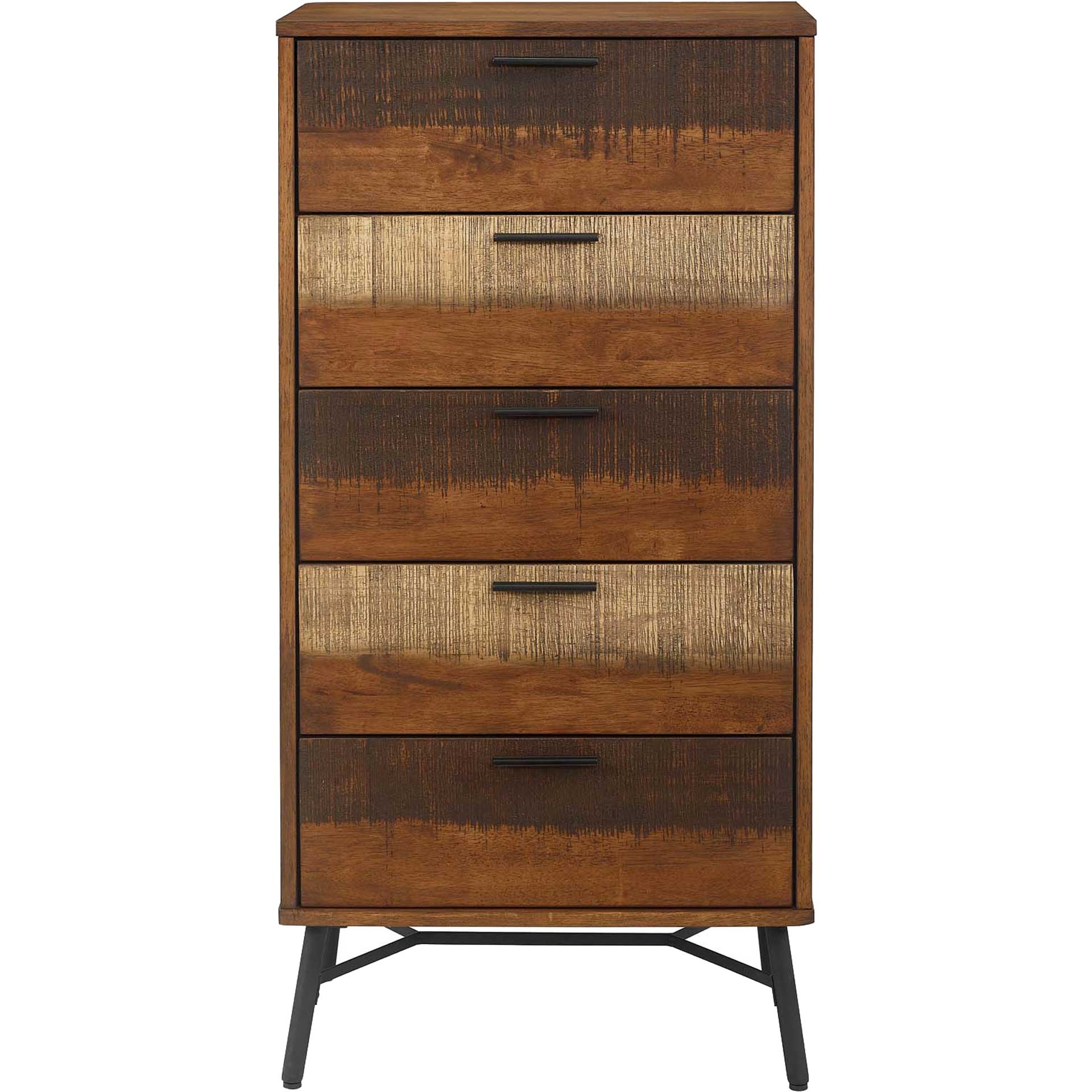 Alamosa Rustic Wood Chest Walnut - Image 2