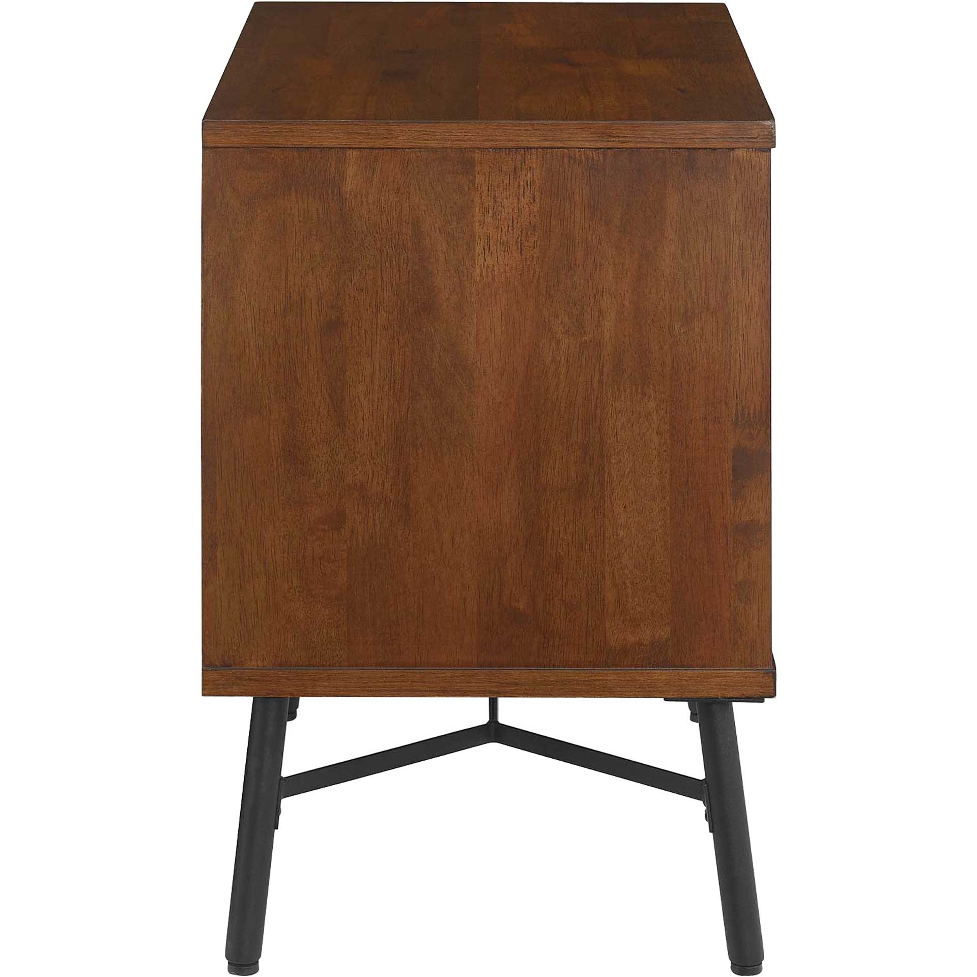 Alamosa Rustic Wood Nightstand Walnut - Image 3