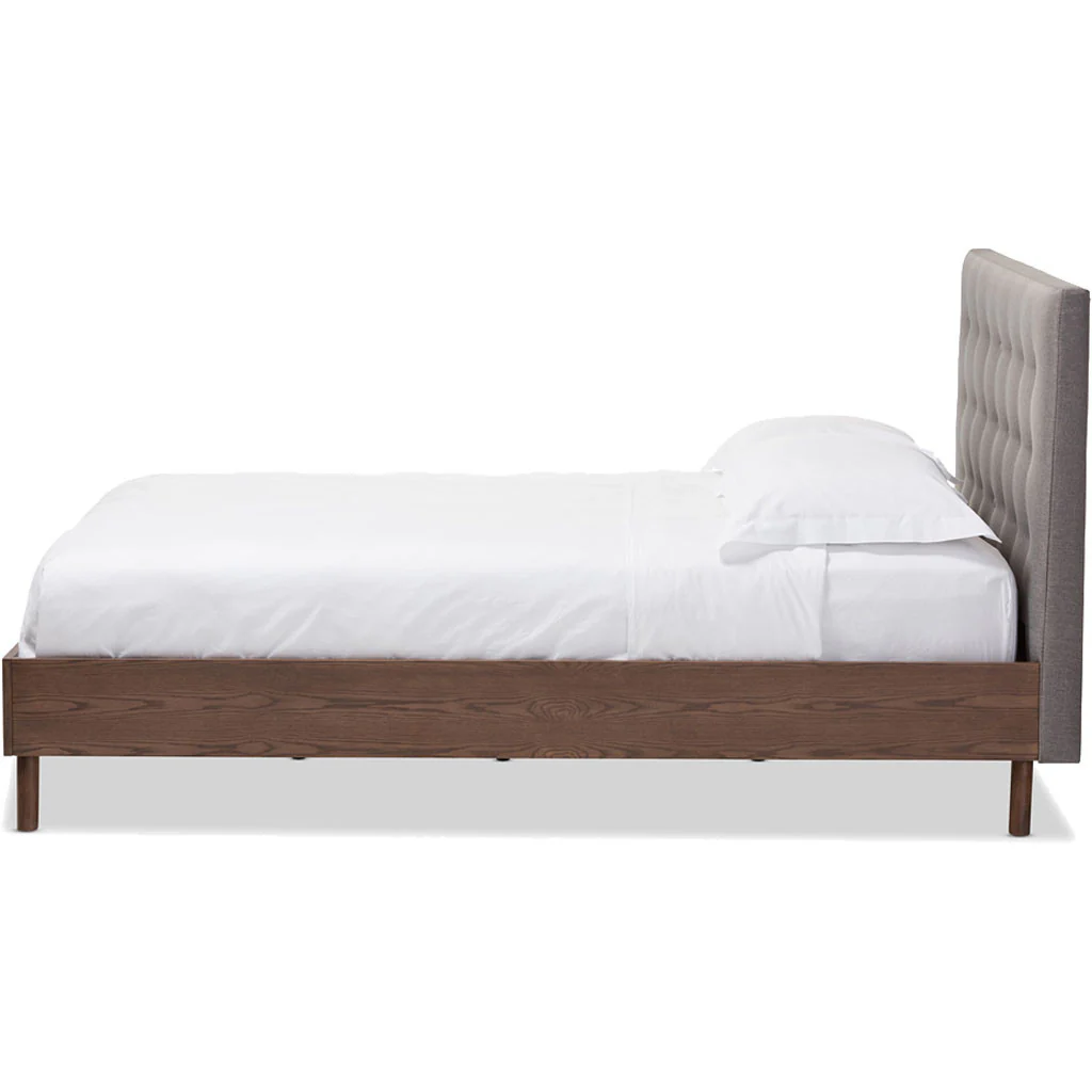 Alan Platform Bed Gray - Image 2