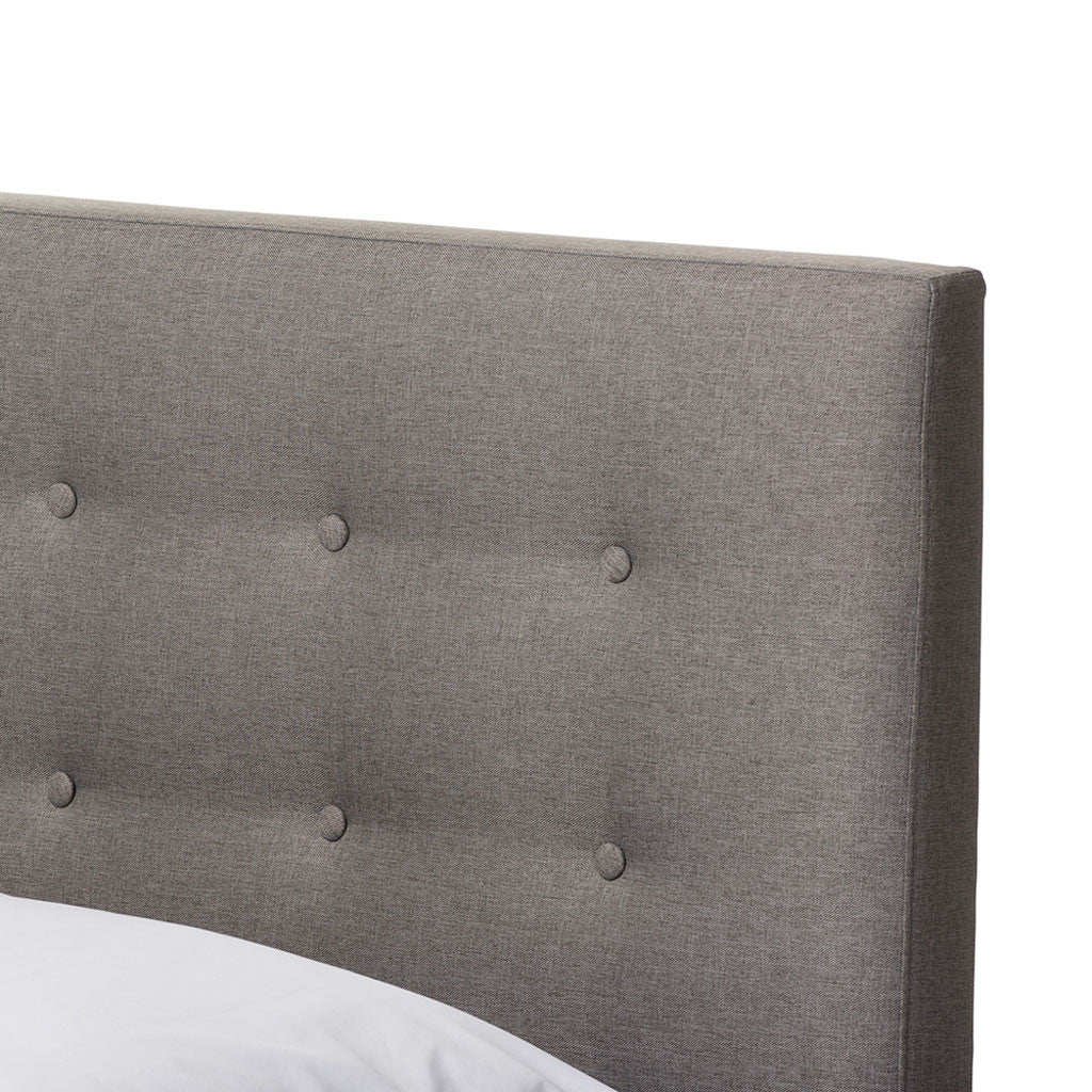 Alan Platform Bed Gray - Image 3