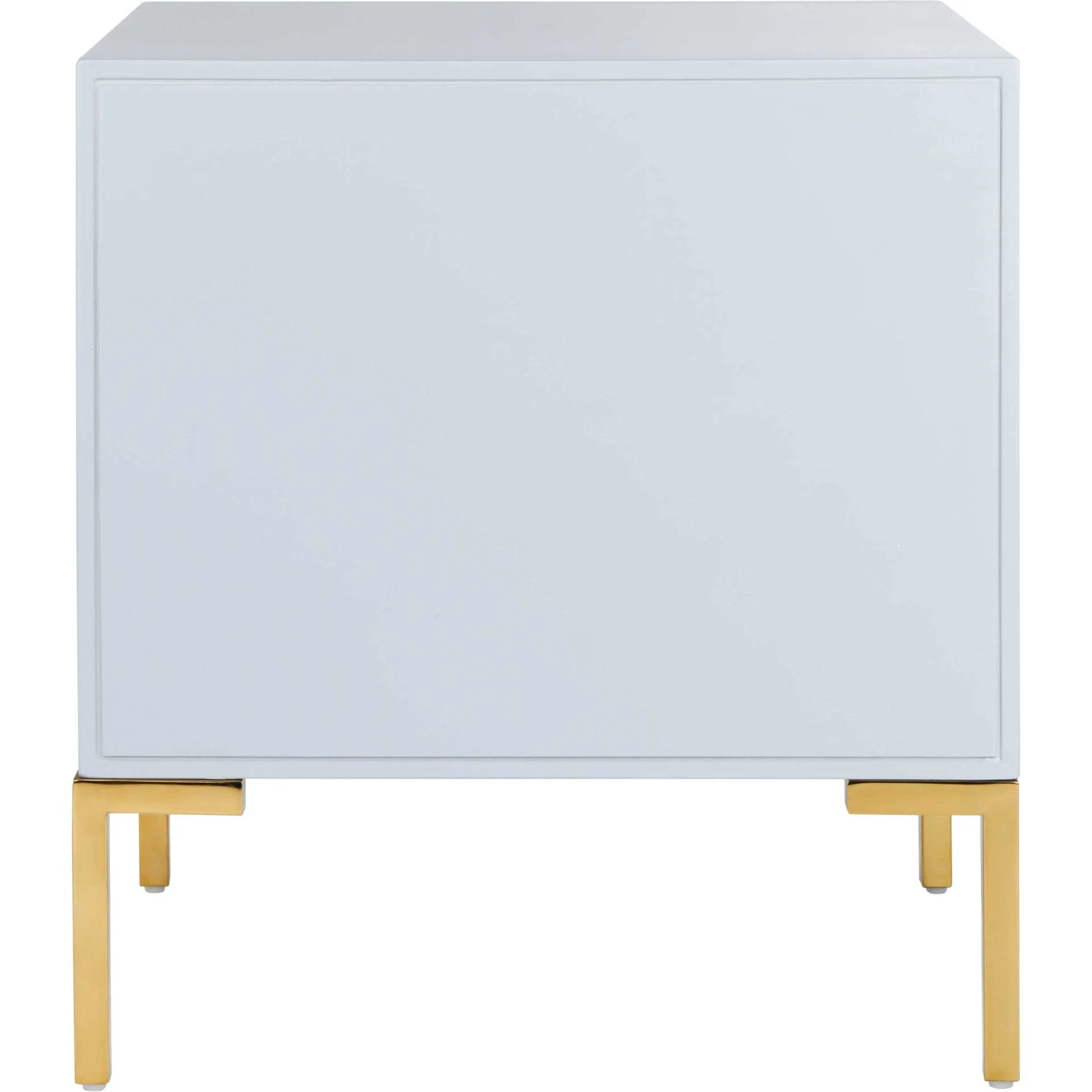 Alana Zigzag Side Table Gray/Gold - Image 4