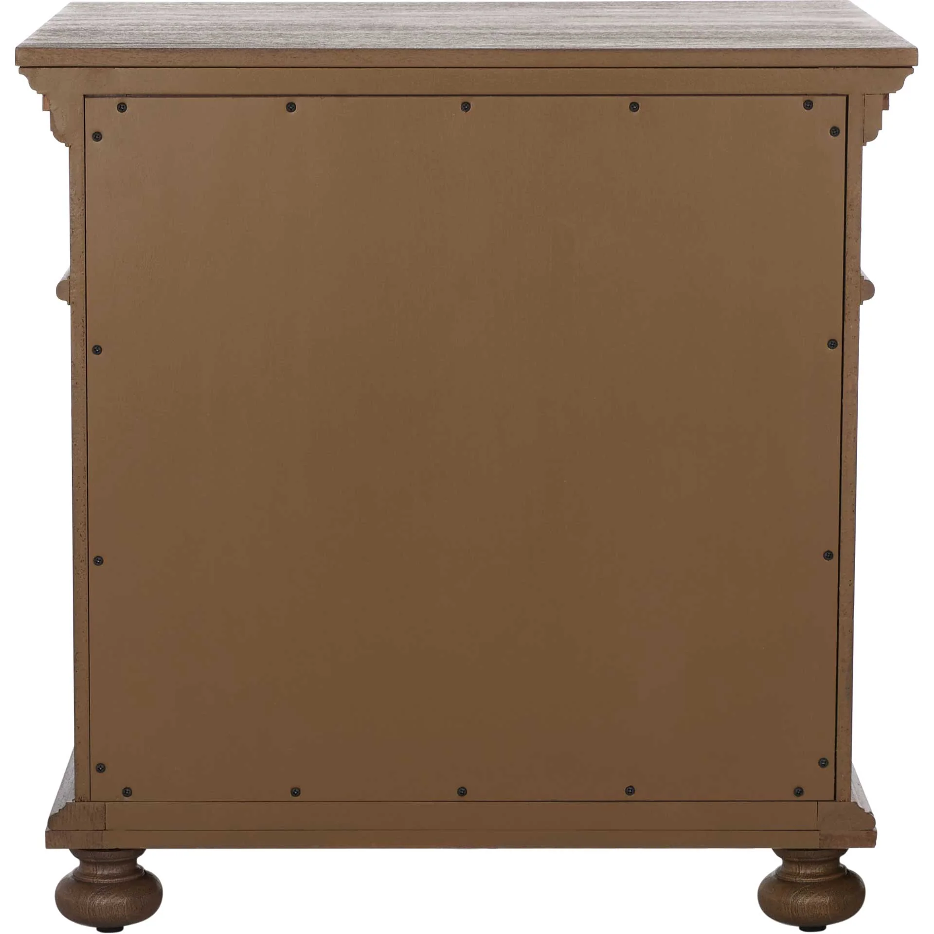 Alanis 3 Drawer Wood Nightstand Brown - Image 4