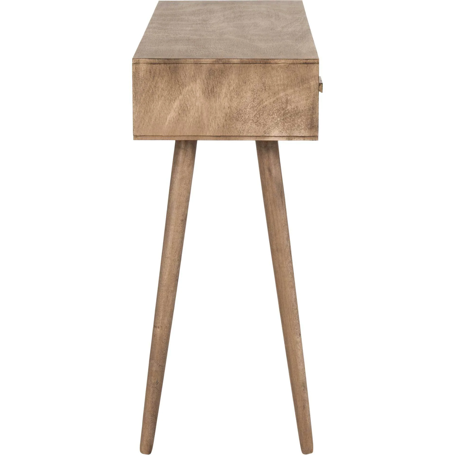 Alara 3 Drawer Console Table Desert Brown - Image 3