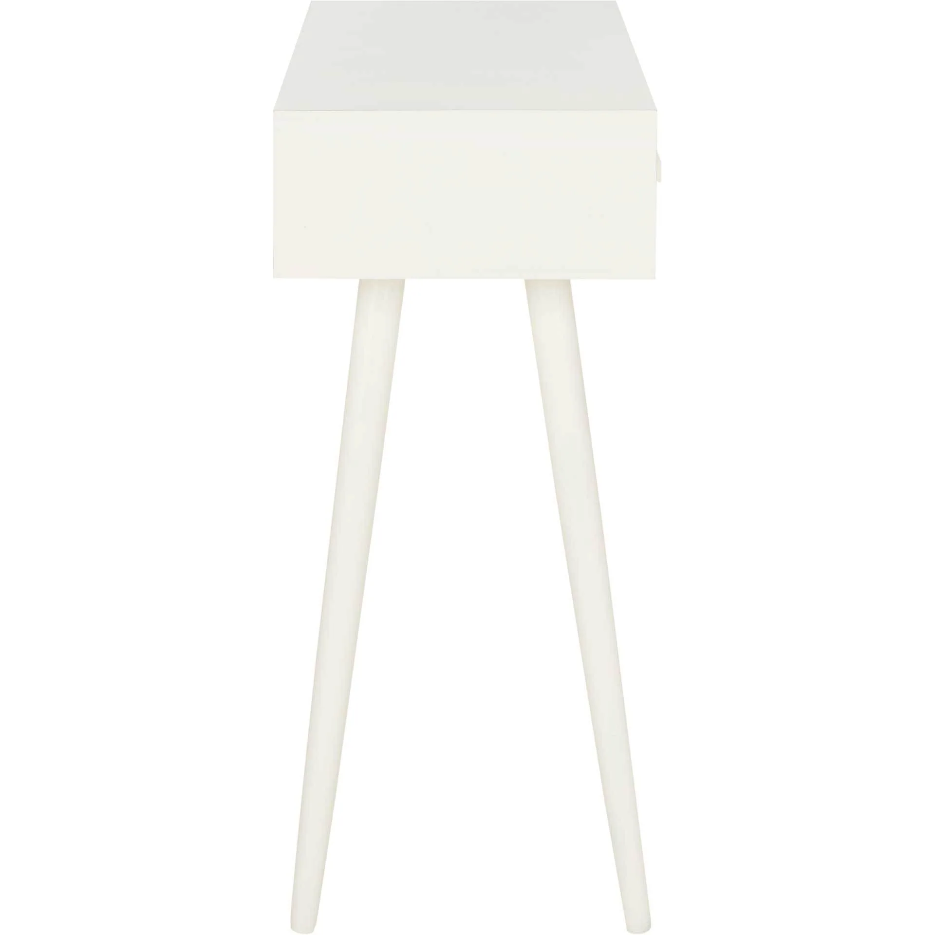 Alara 3 Drawer Console Table Distressed White - Image 3