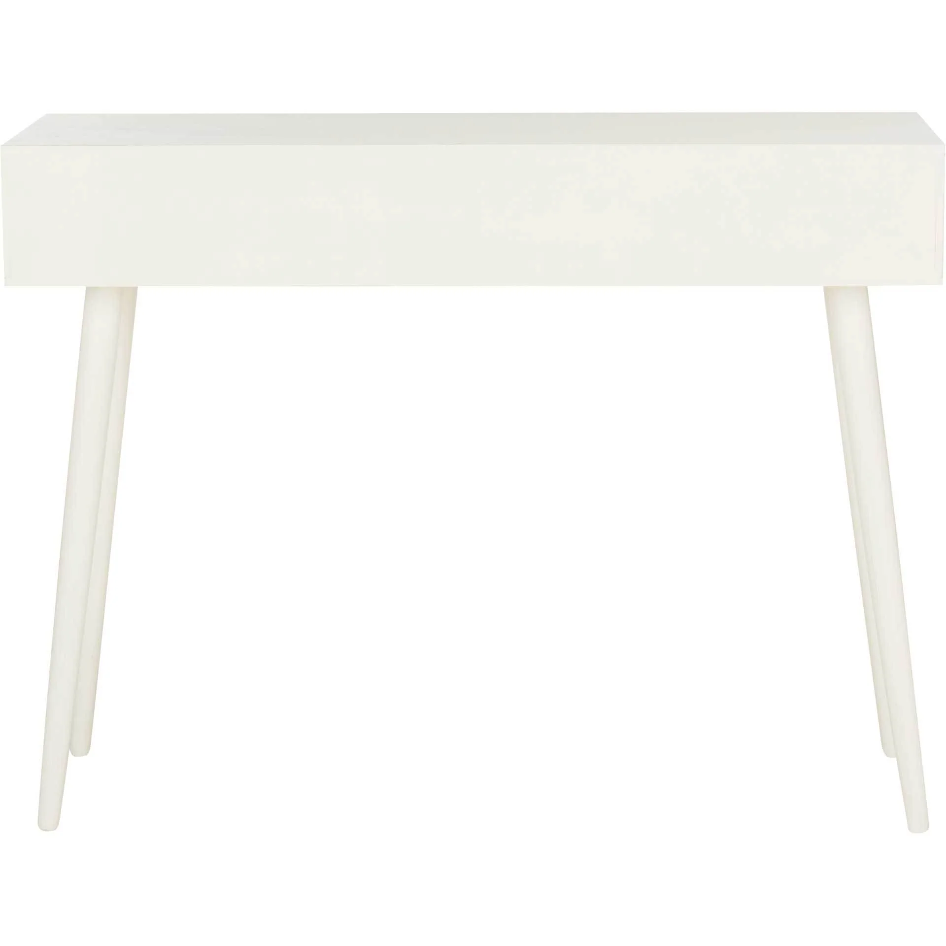 Alara 3 Drawer Console Table Distressed White - Image 4