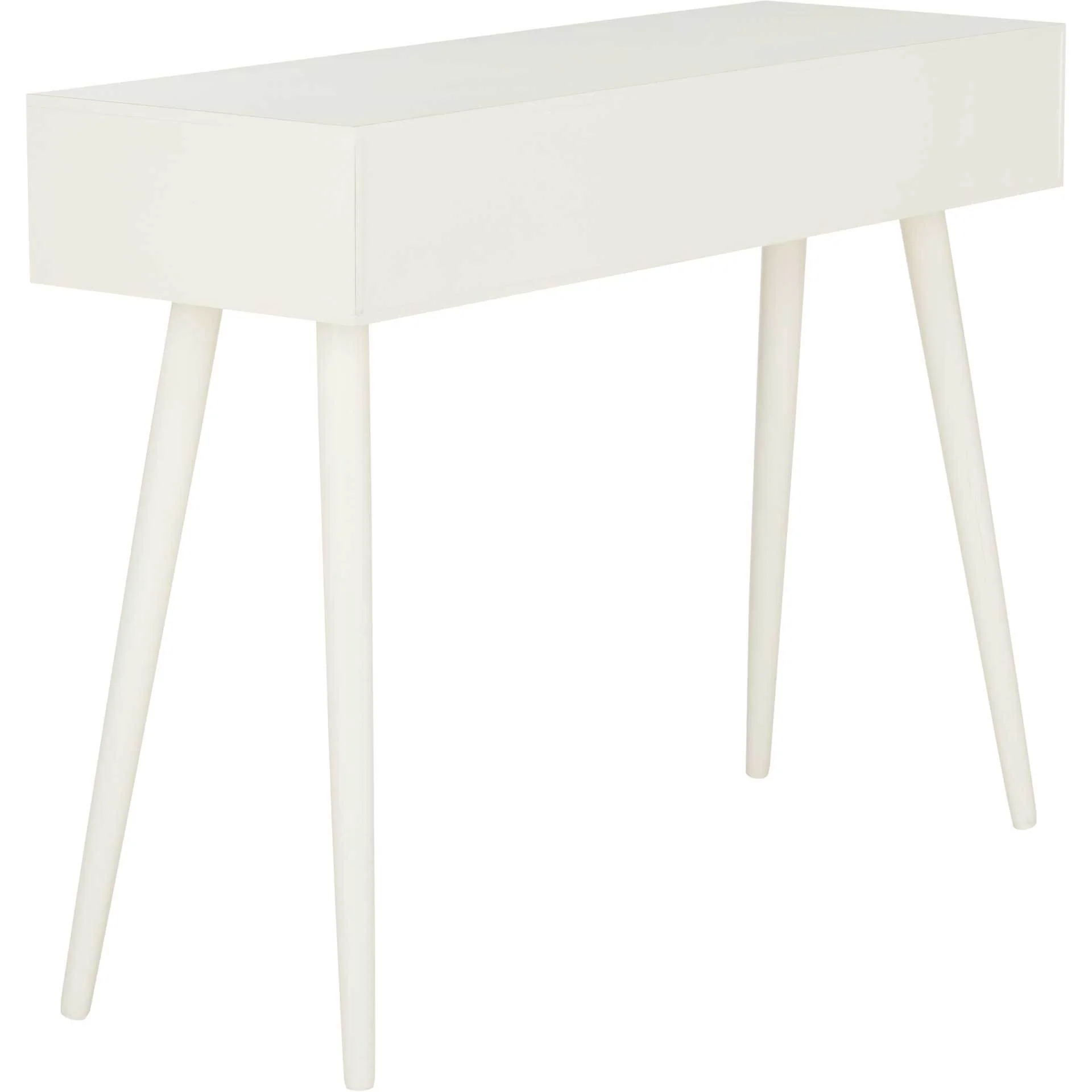 Alara 3 Drawer Console Table Distressed White - Image 5