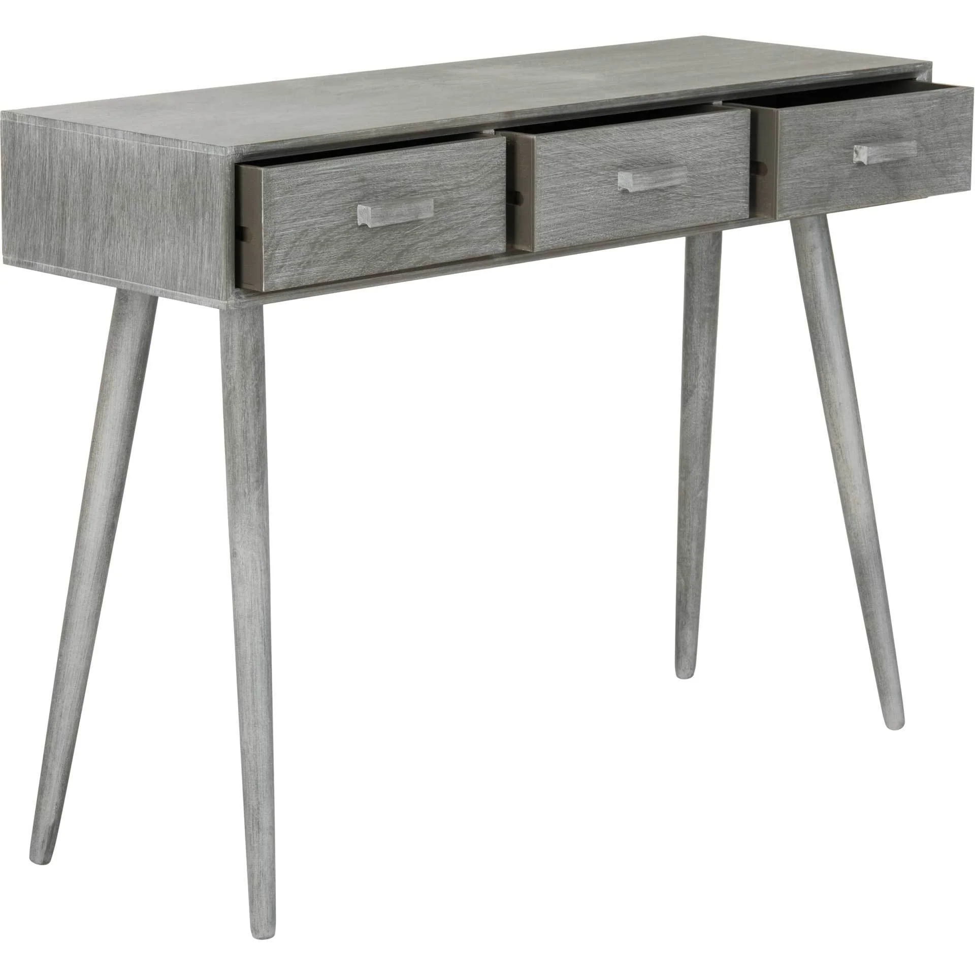 Alara 3 Drawer Console Table Slate Gray - Image 2