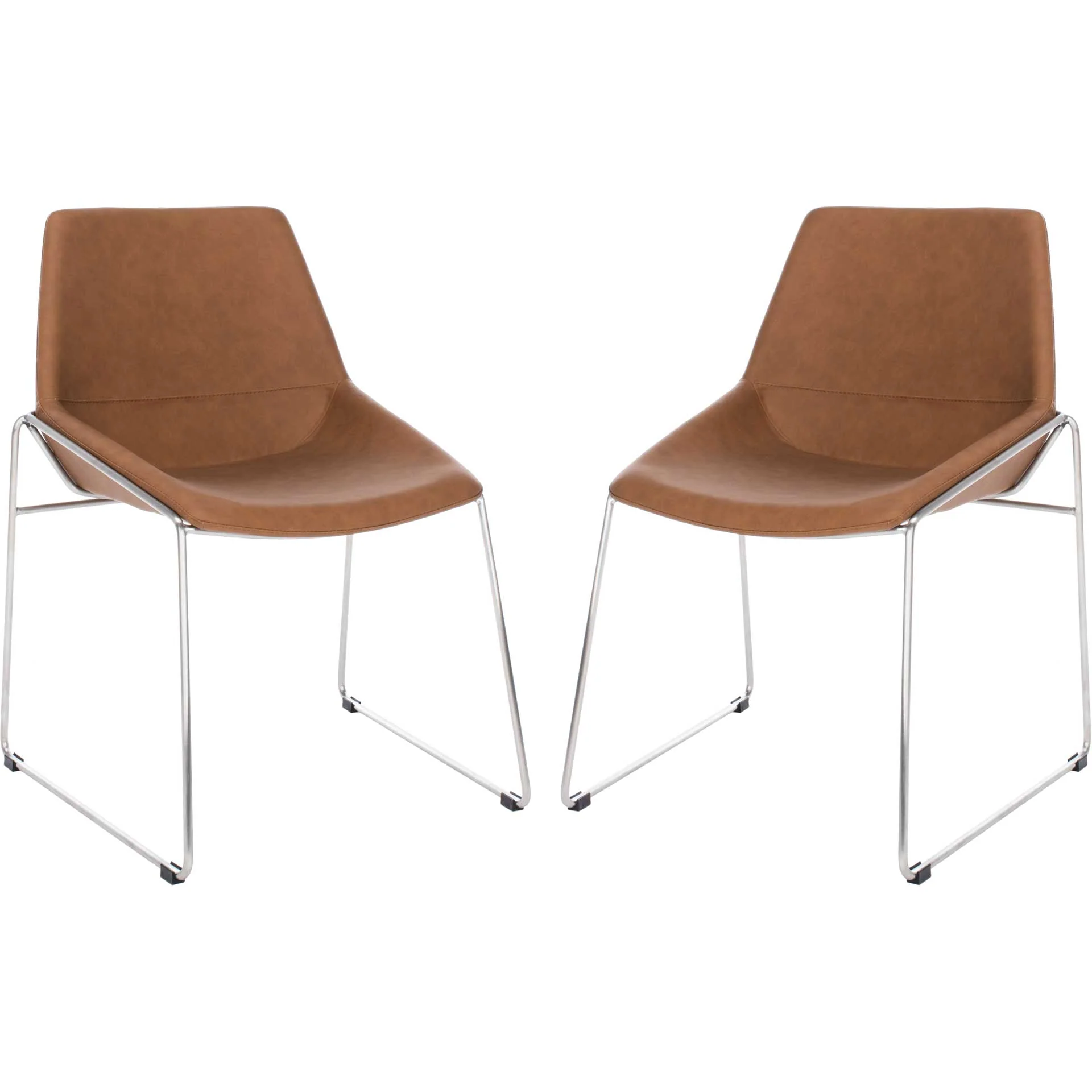 Alasdair Dining Chair Matte Cigar Brown (Set of 2) - Image 2
