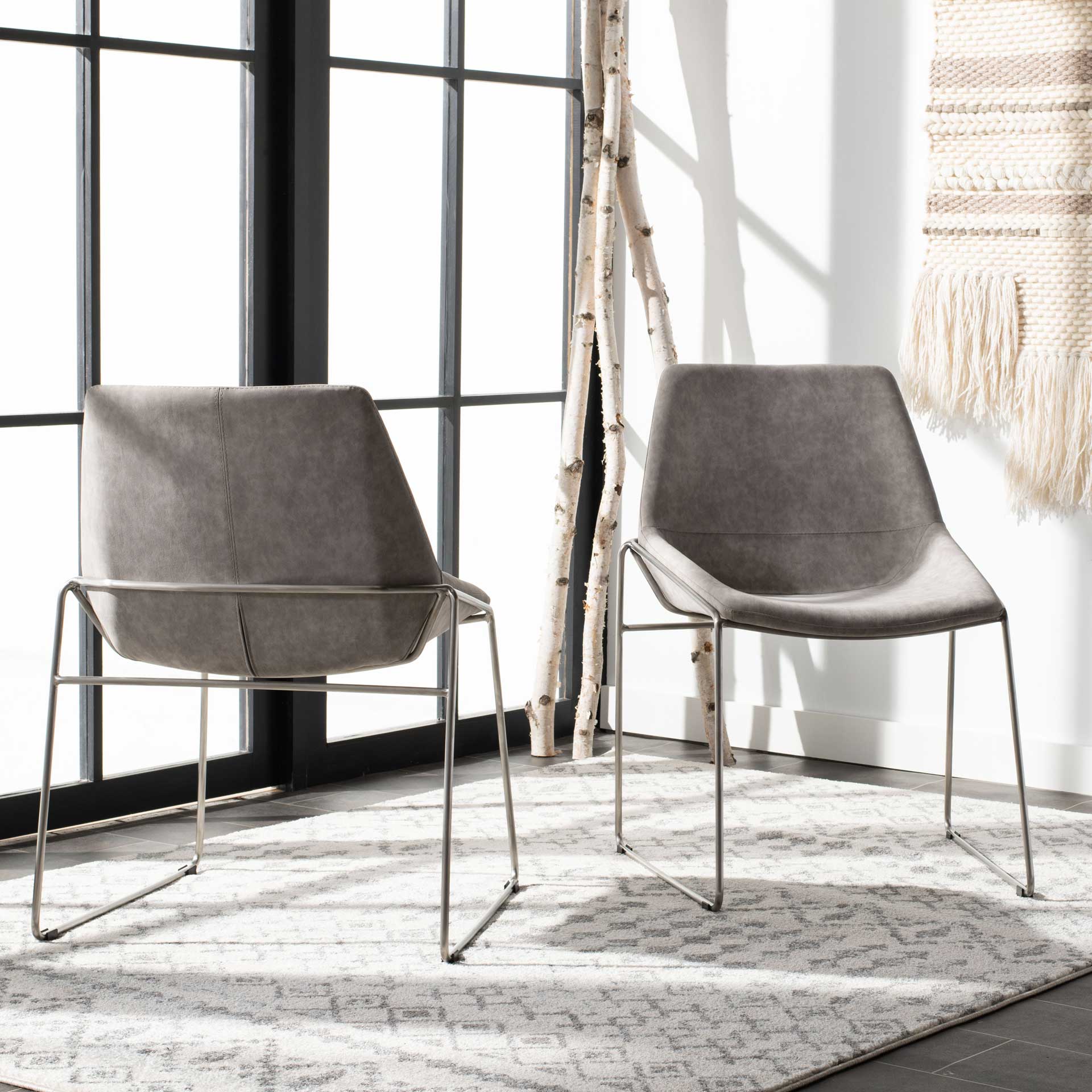 Alasdair Dining Chair Matte Stone (Set of 2) - Image 7