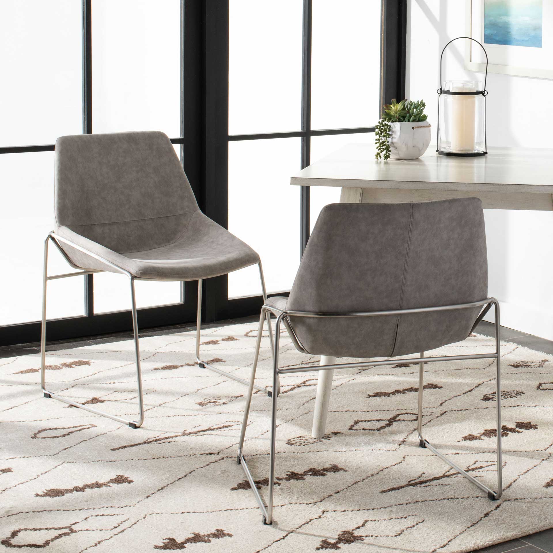 Alasdair Dining Chair Matte Stone (Set of 2) - Image 8