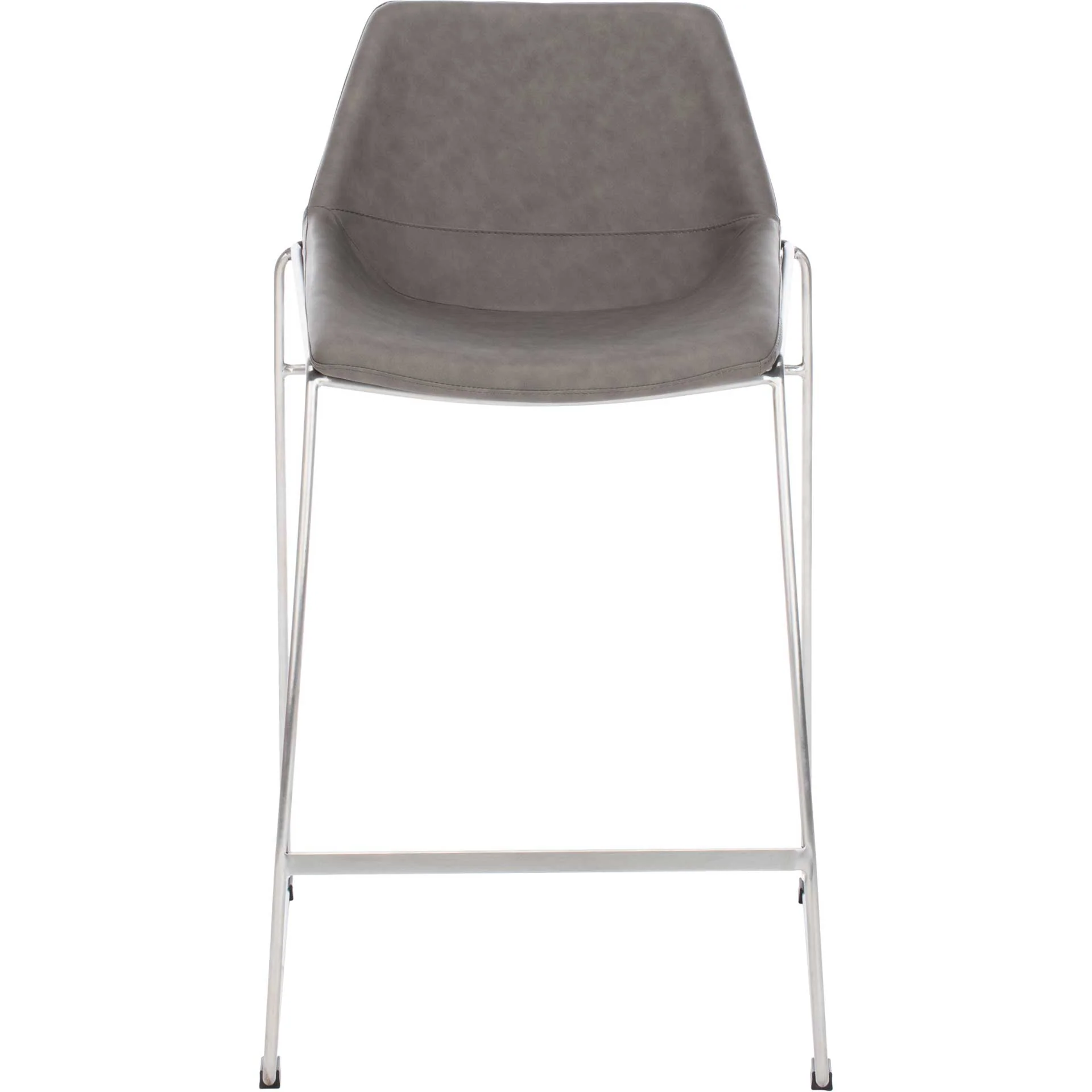 Alasdair Mid Century Bar Stool Matte Ash Gray - Image 2
