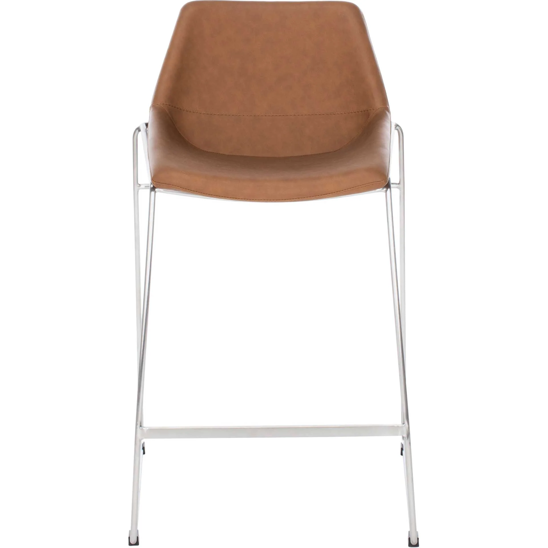 Alasdair Mid Century Bar Stool Matte Cigar Brown - Image 2