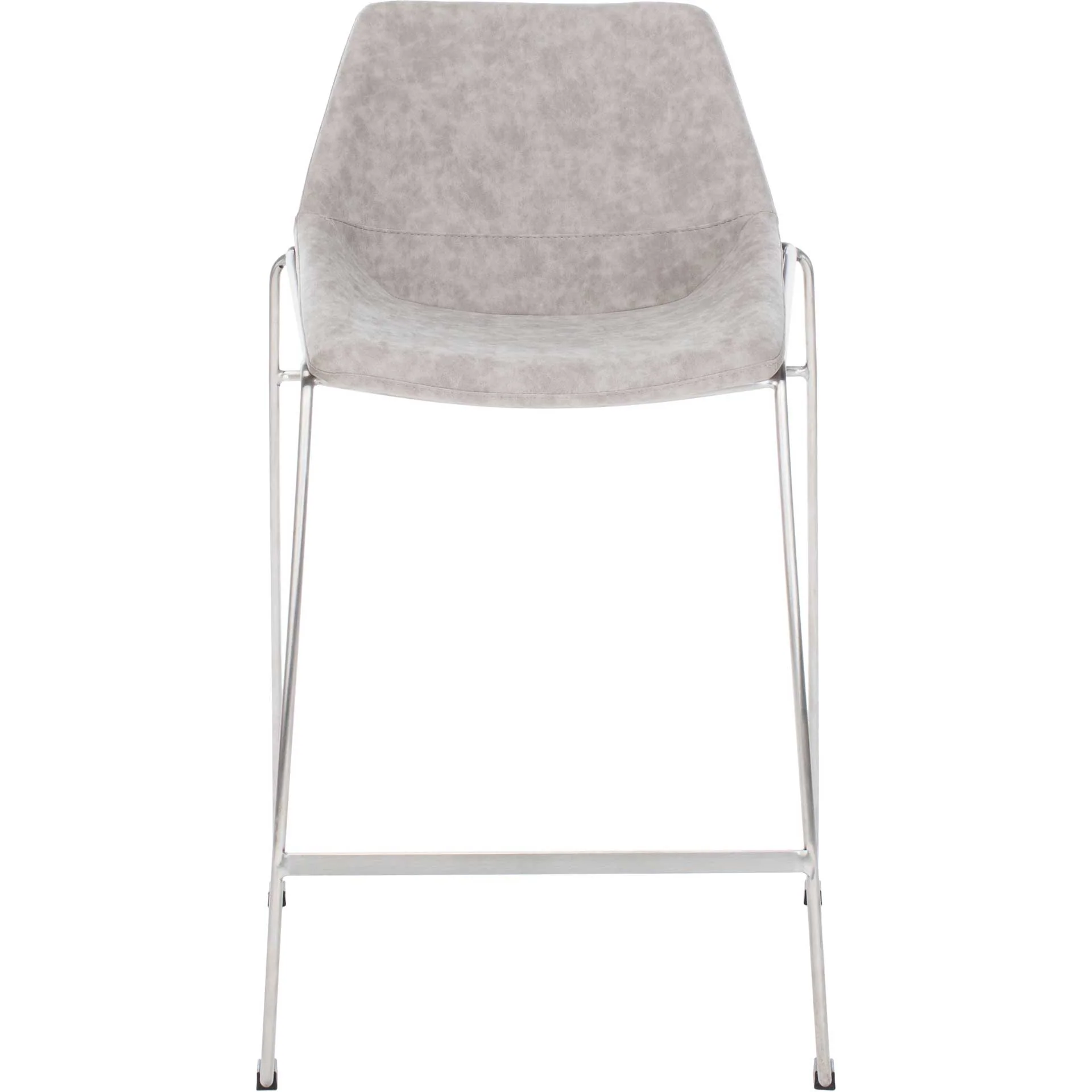 Alasdair Mid Century Bar Stool Matte Stone - Image 2