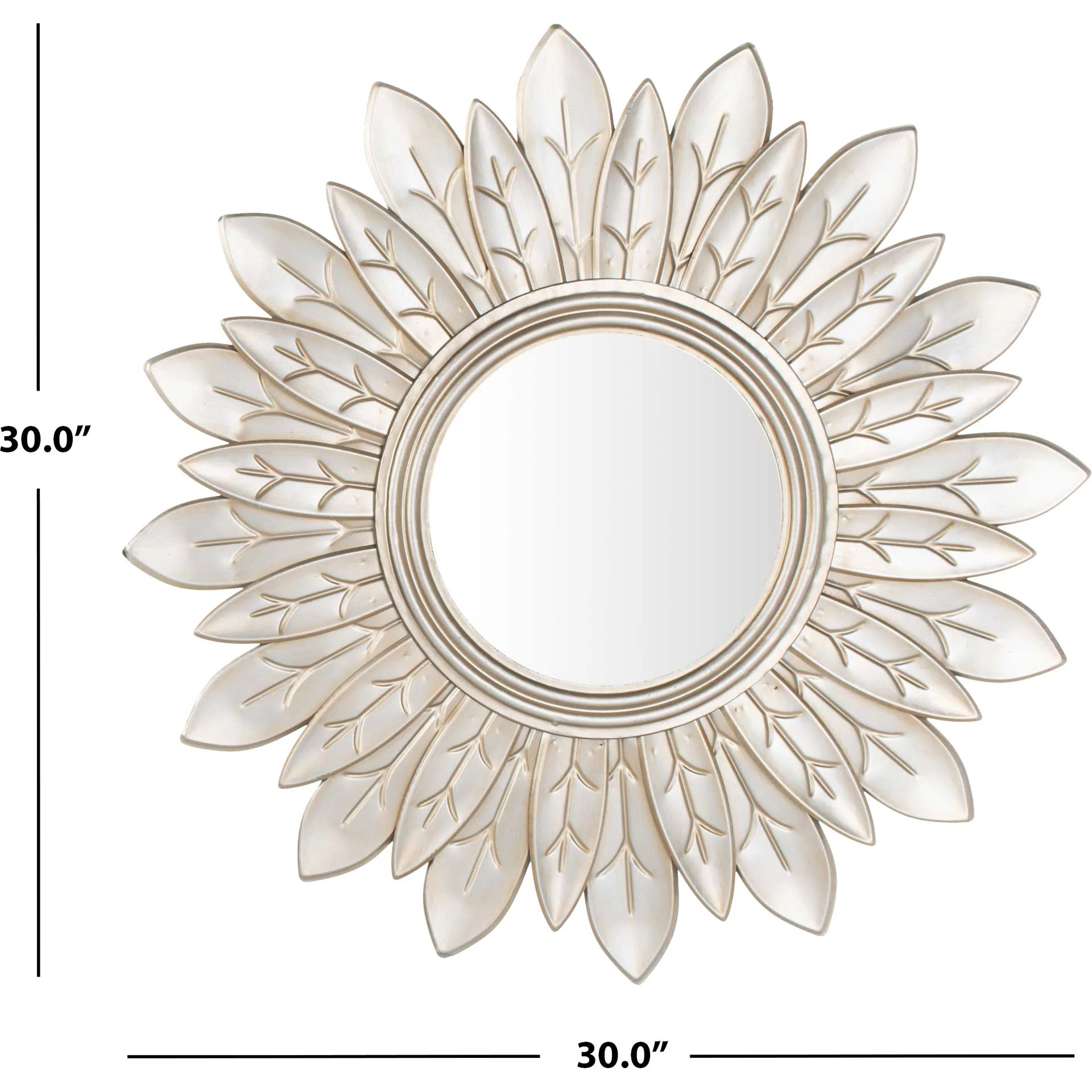 Alaya Sunburst Mirror Champagne - Image 3