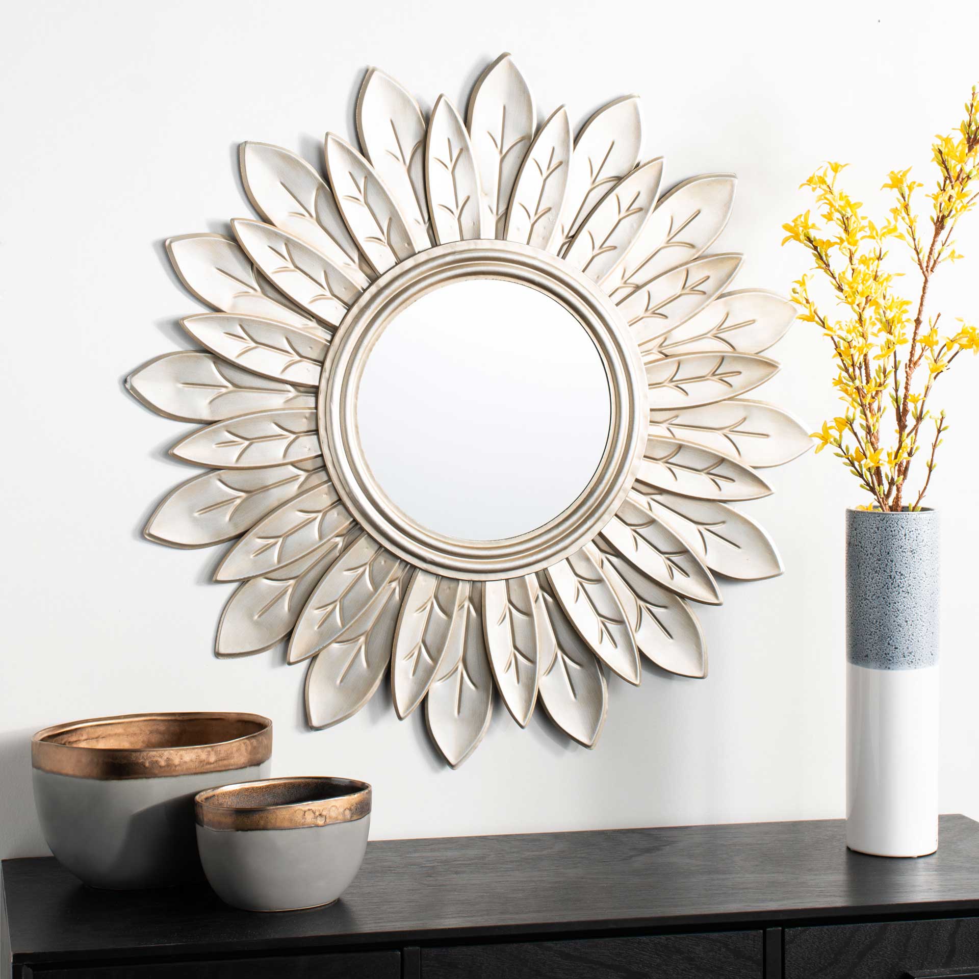 Alaya Sunburst Mirror Champagne - Image 4