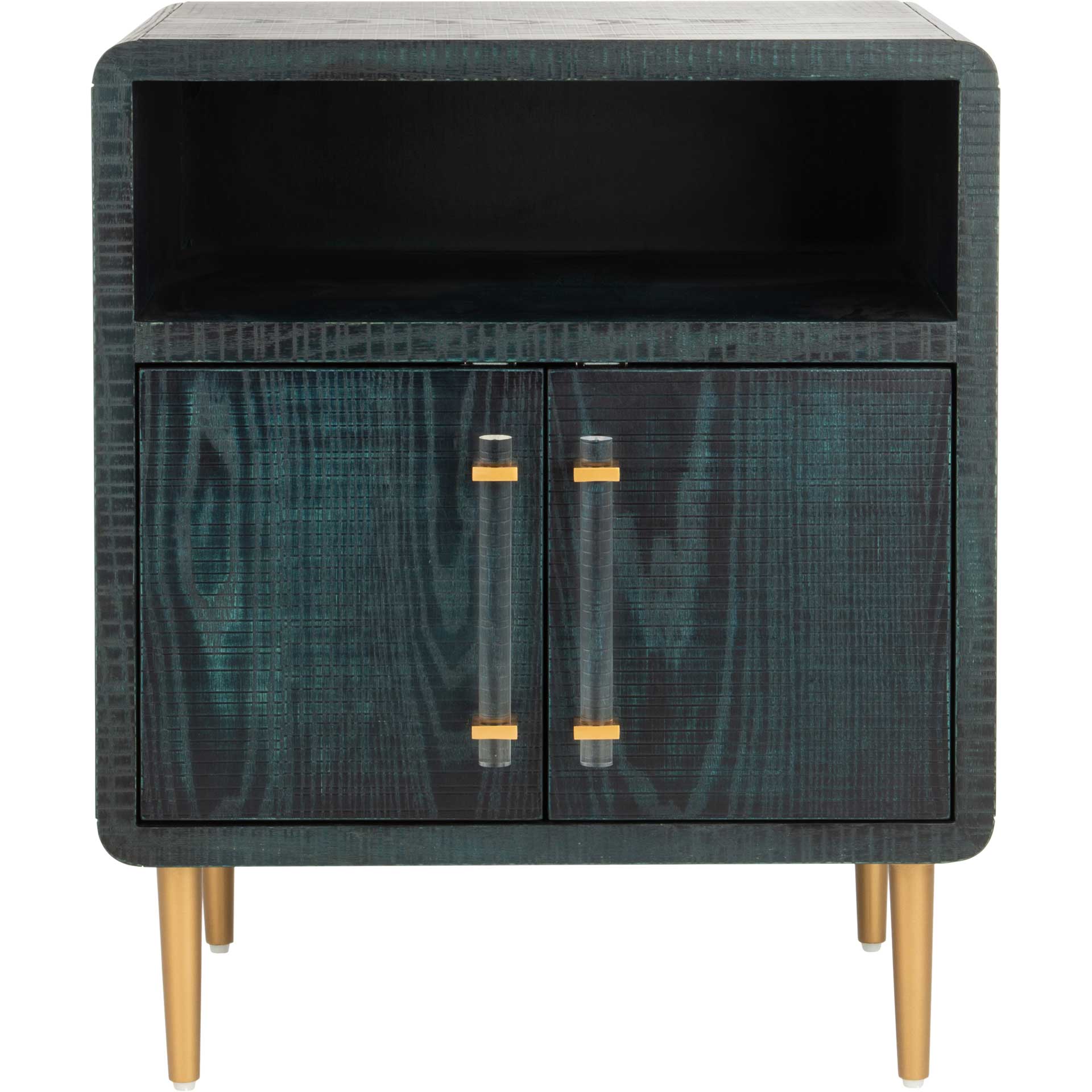 Alayah 2 Door Nightstand Indigo/Gold - Image 2