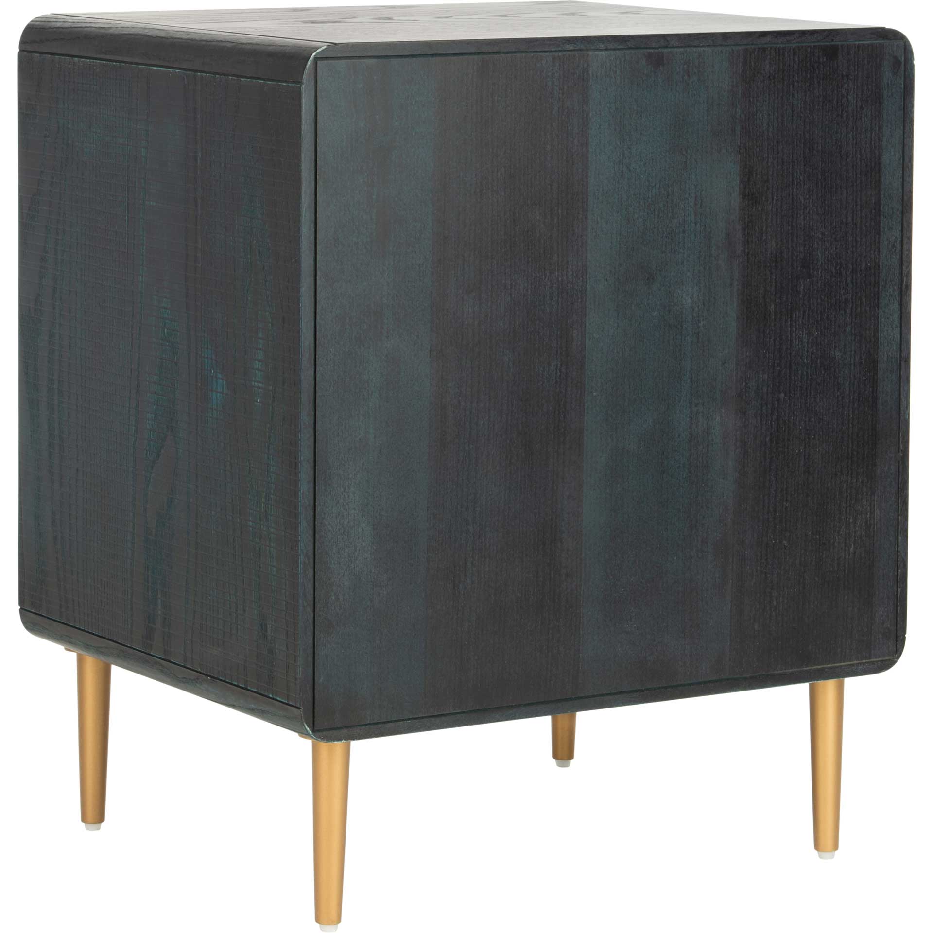 Alayah 2 Door Nightstand Indigo/Gold - Image 3