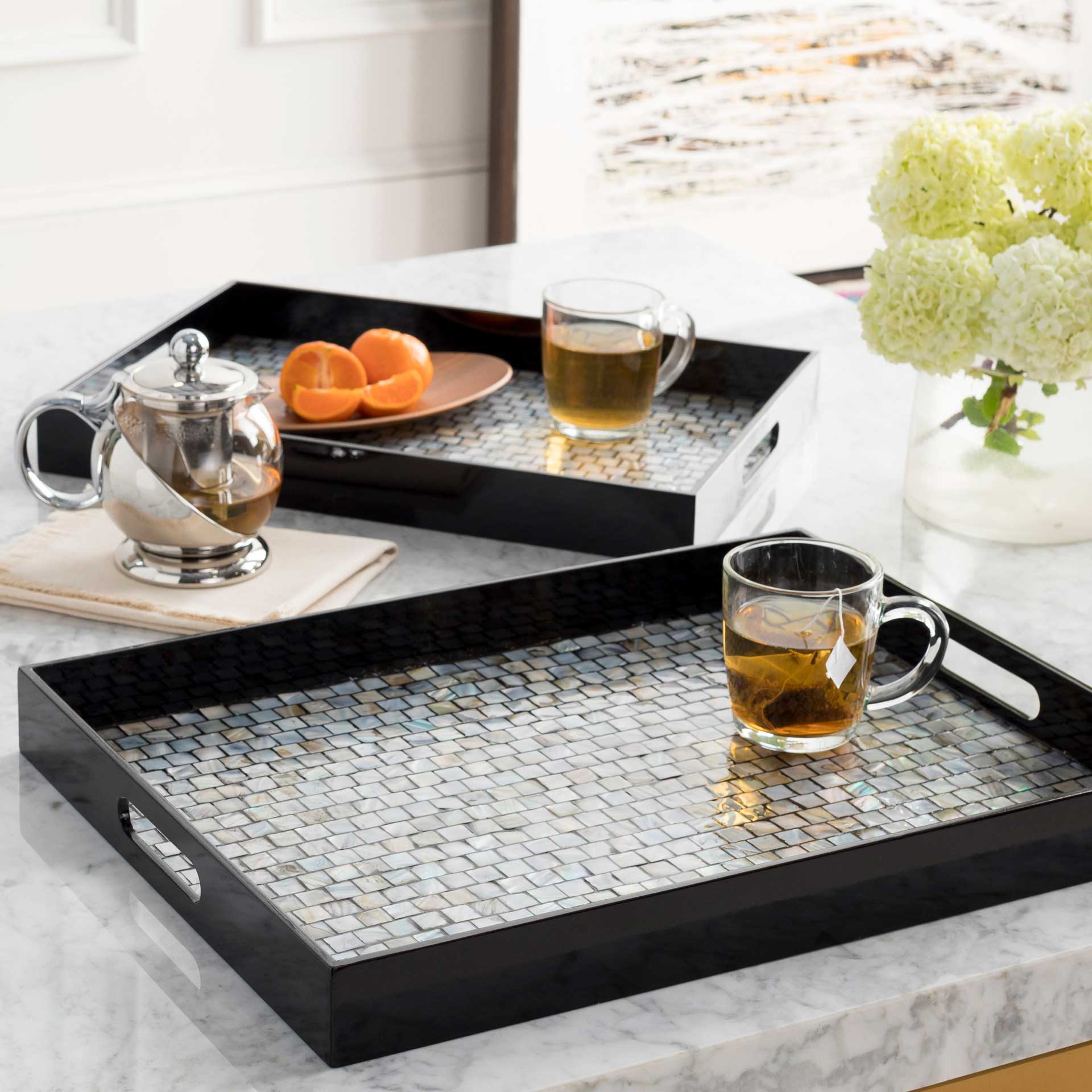 Alayah Tray Black/Light Gray/Ivory - Image 5