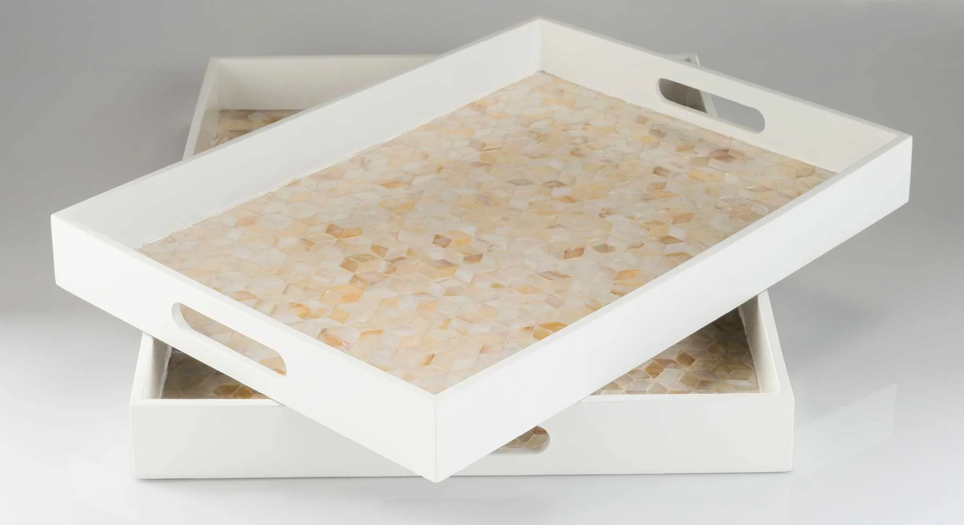 Alayah Tray White/Butter/Beige - Image 4