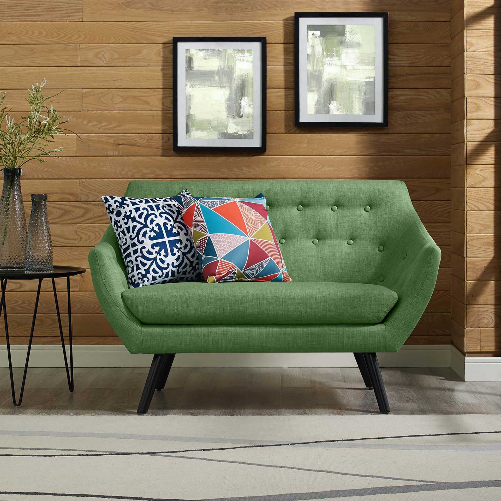 Albert Loveseat Green - Image 4