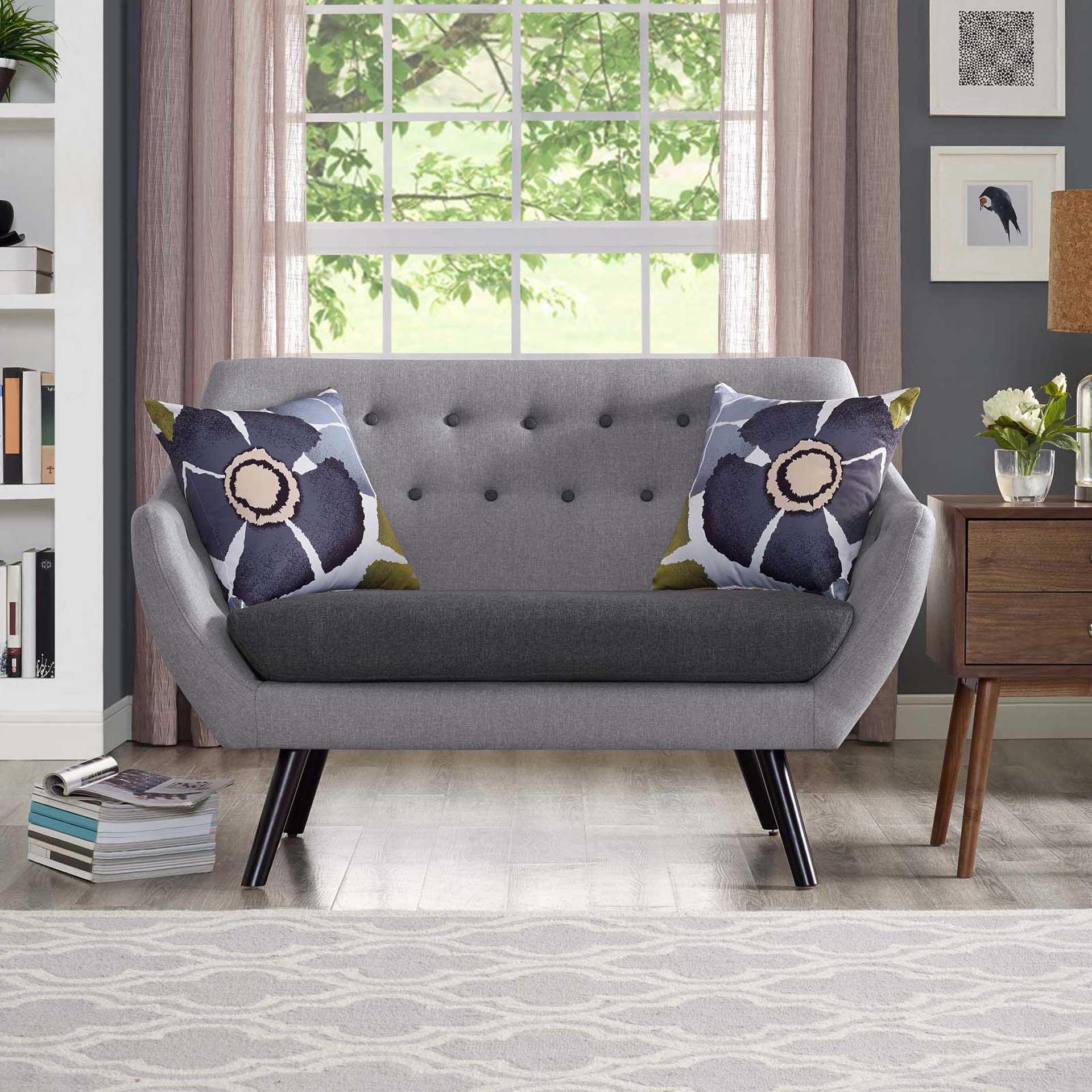 Albert Loveseat Light Gray - Image 4