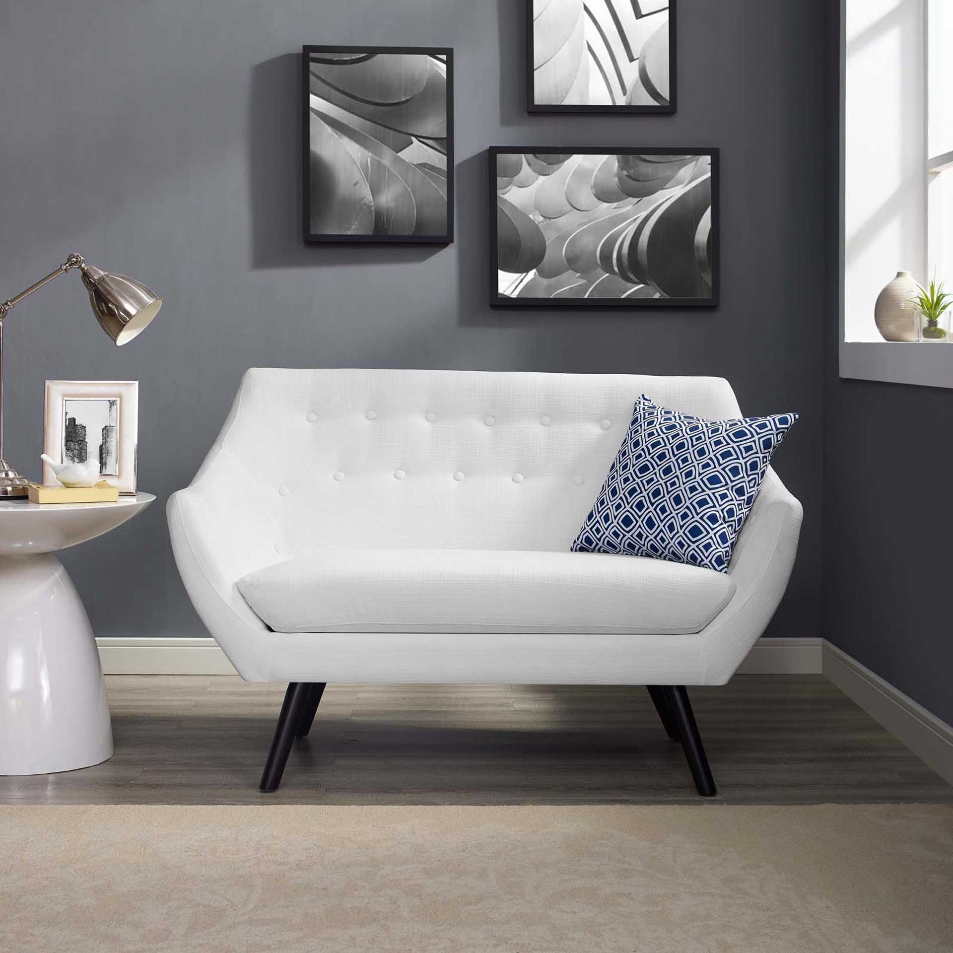 Albert Loveseat White - Image 4