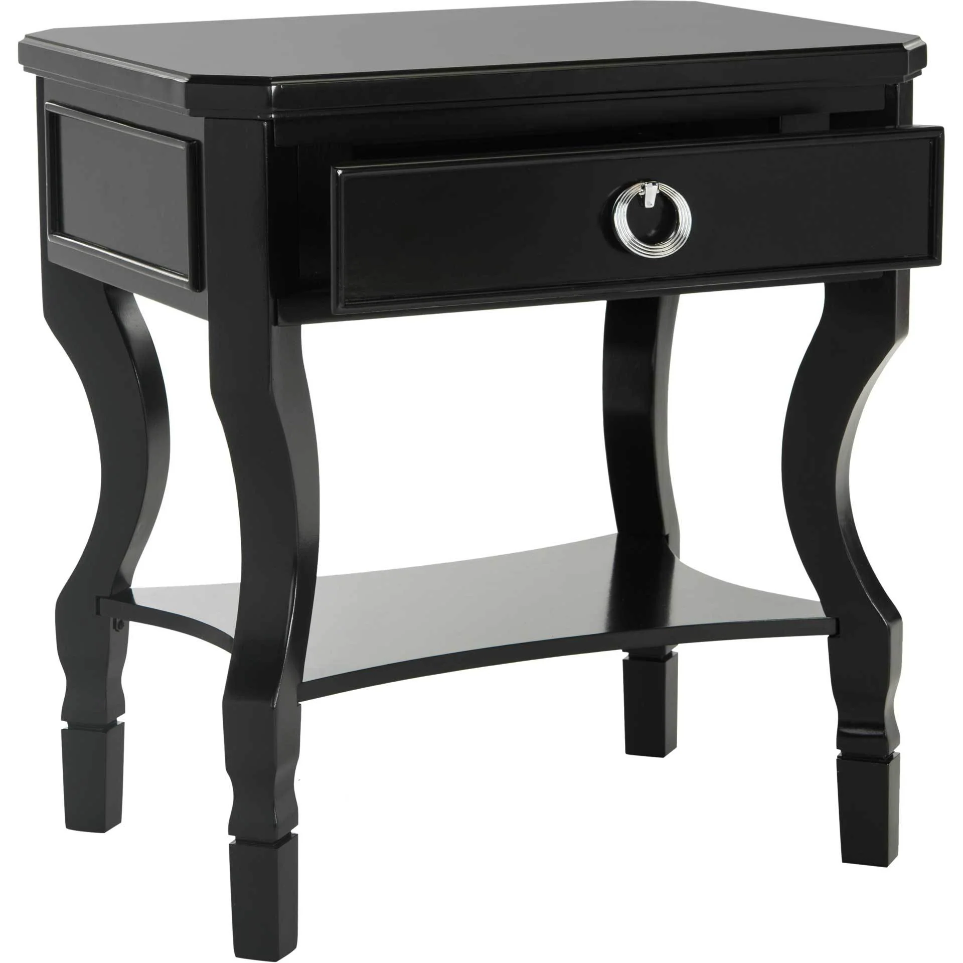 Albert One Drawer Nightstand Black - Image 2