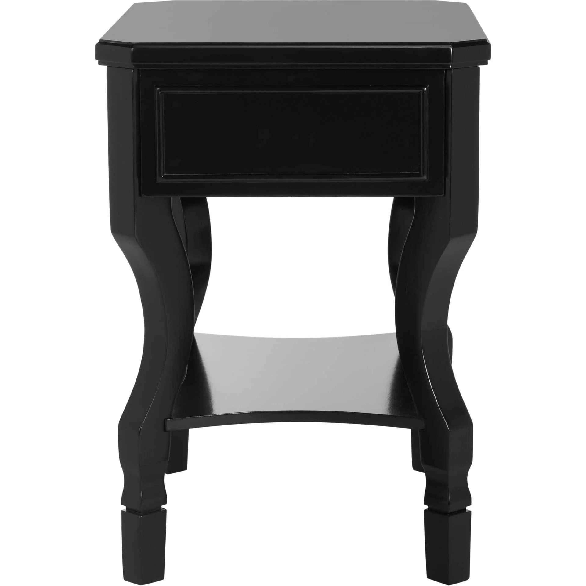 Albert One Drawer Nightstand Black - Image 3