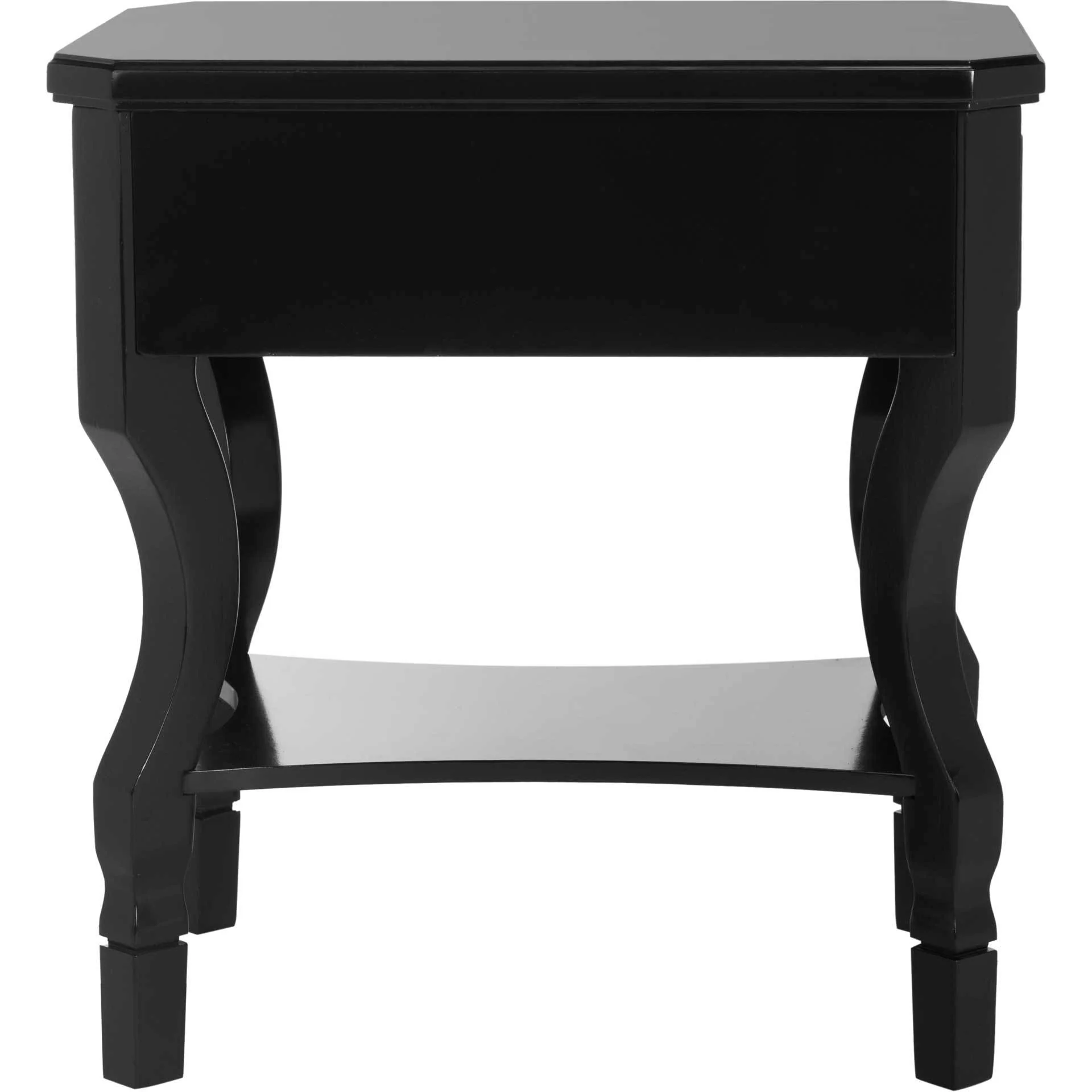 Albert One Drawer Nightstand Black - Image 5