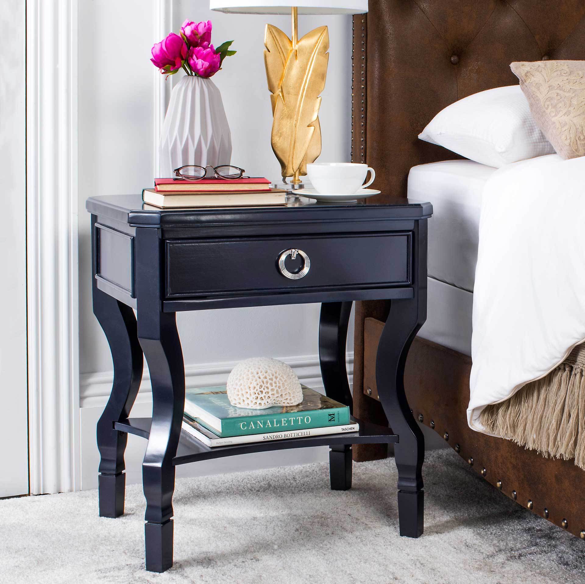 Albert One Drawer Nightstand Navy - Image 7