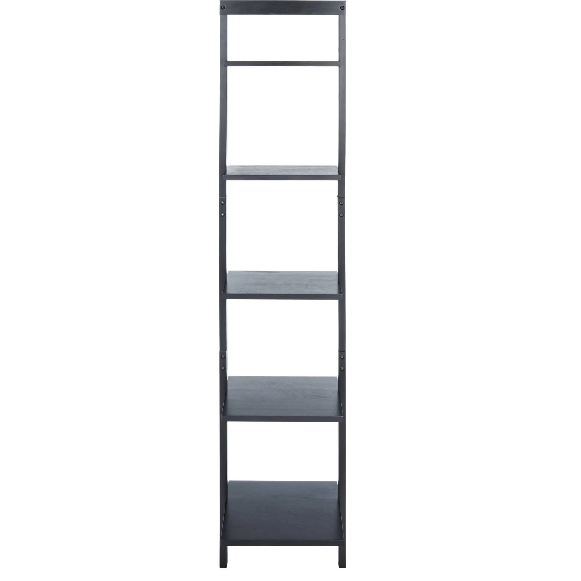 Albina 5 Tier Leaning Etagere All Black - Image 3