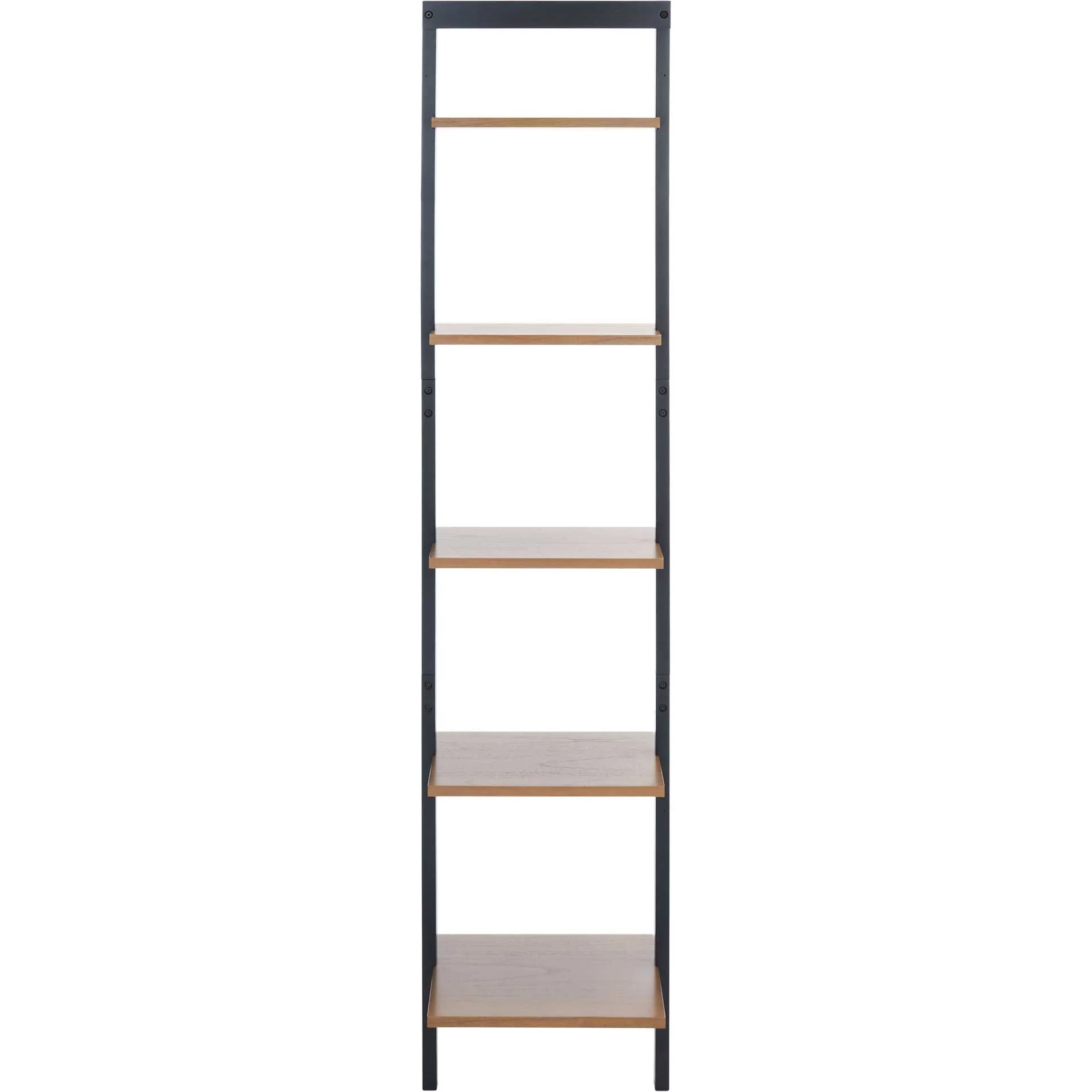 Albina 5 Tier Leaning Etagere Natural/Charcoal - Image 3