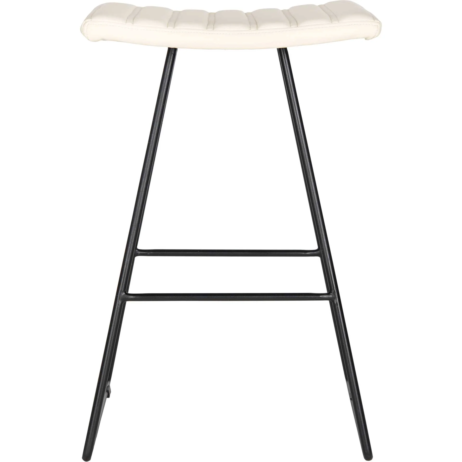 Aldo A-Line Bar Stool Cream/Black (Set of 2) - Image 9