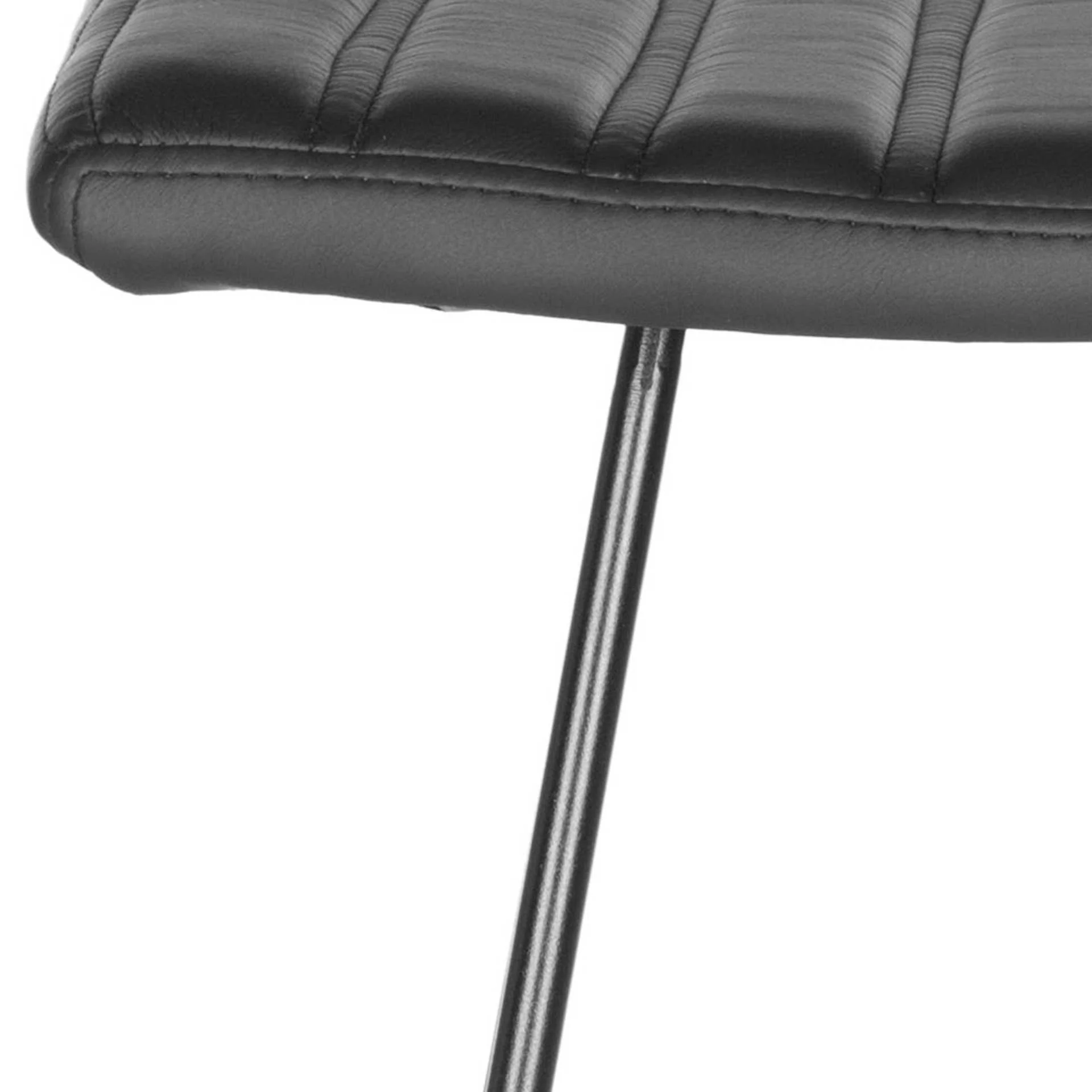 Aldo Bar Stool Black/Black (Set of 2) - Image 4