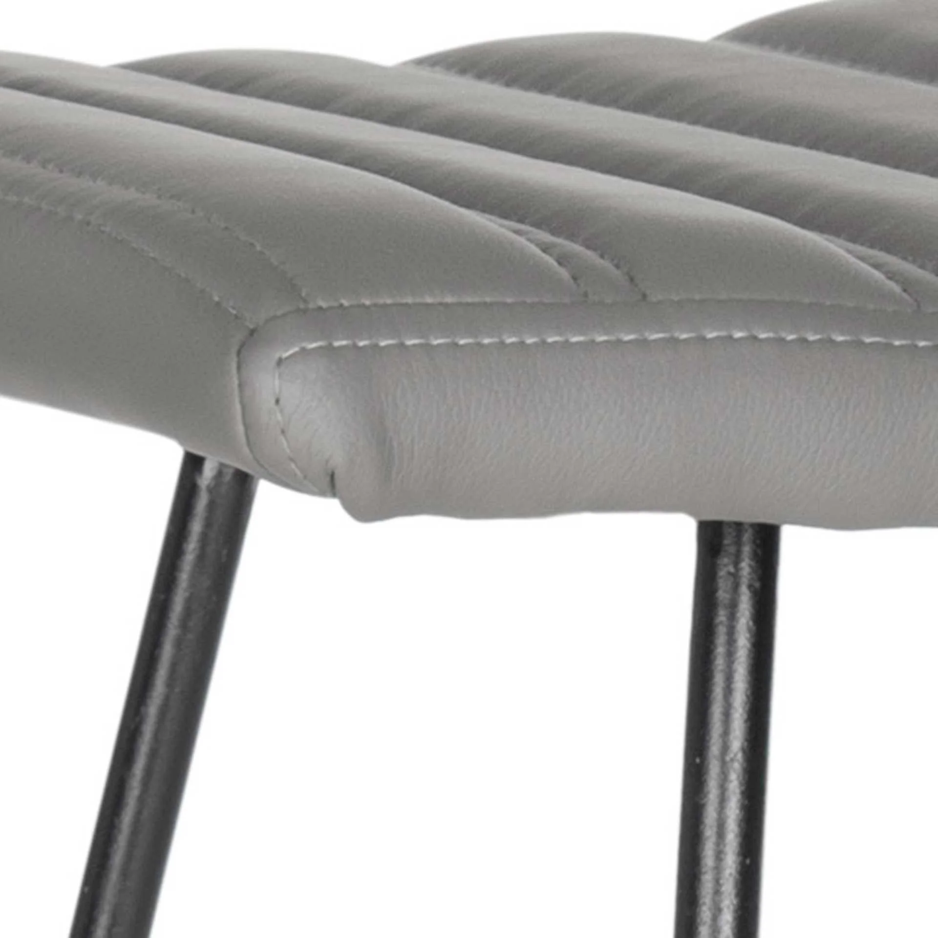 Aldo Bar Stool Gray/Black (Set of 2) - Image 4