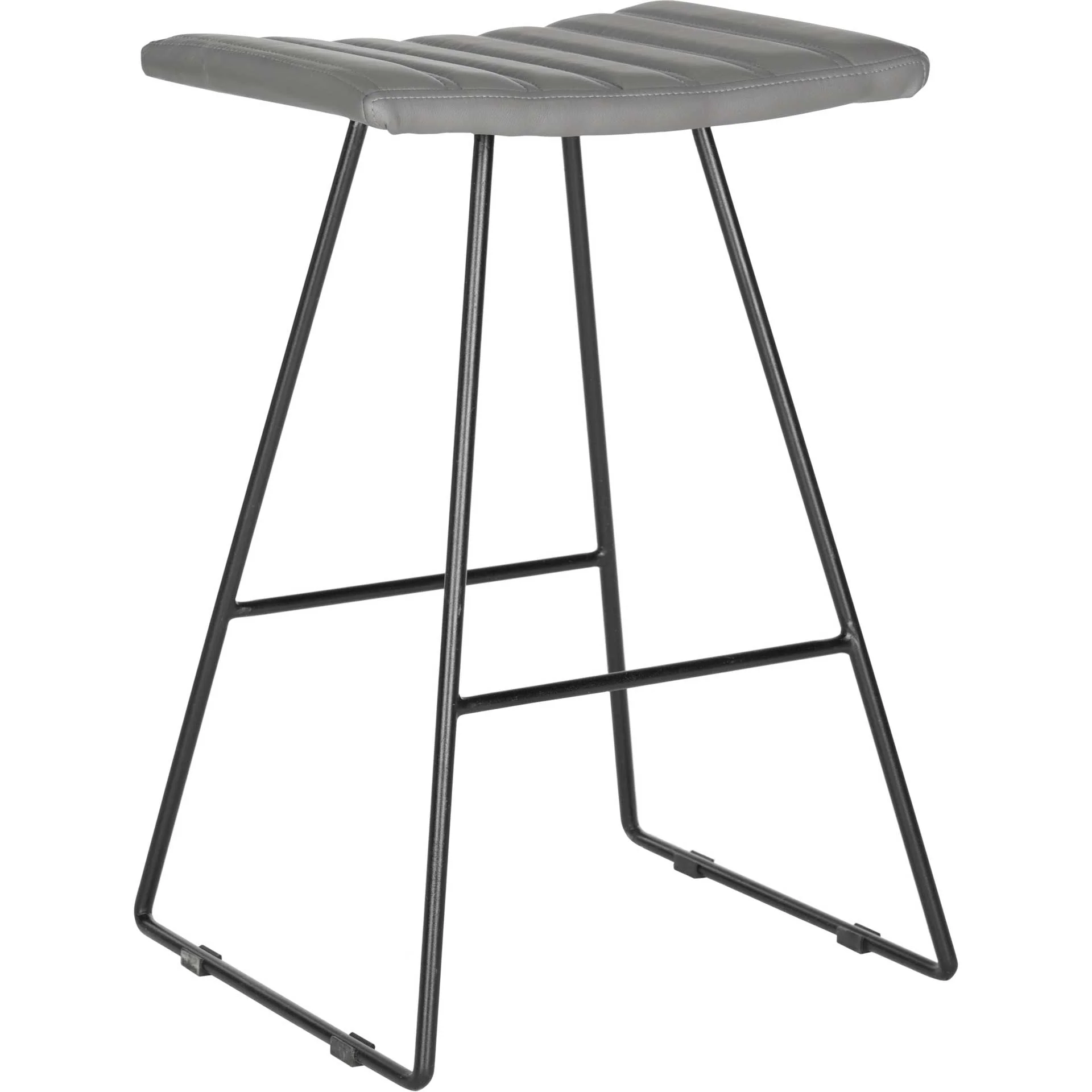 Aldo Bar Stool Gray/Black (Set of 2) - Image 7