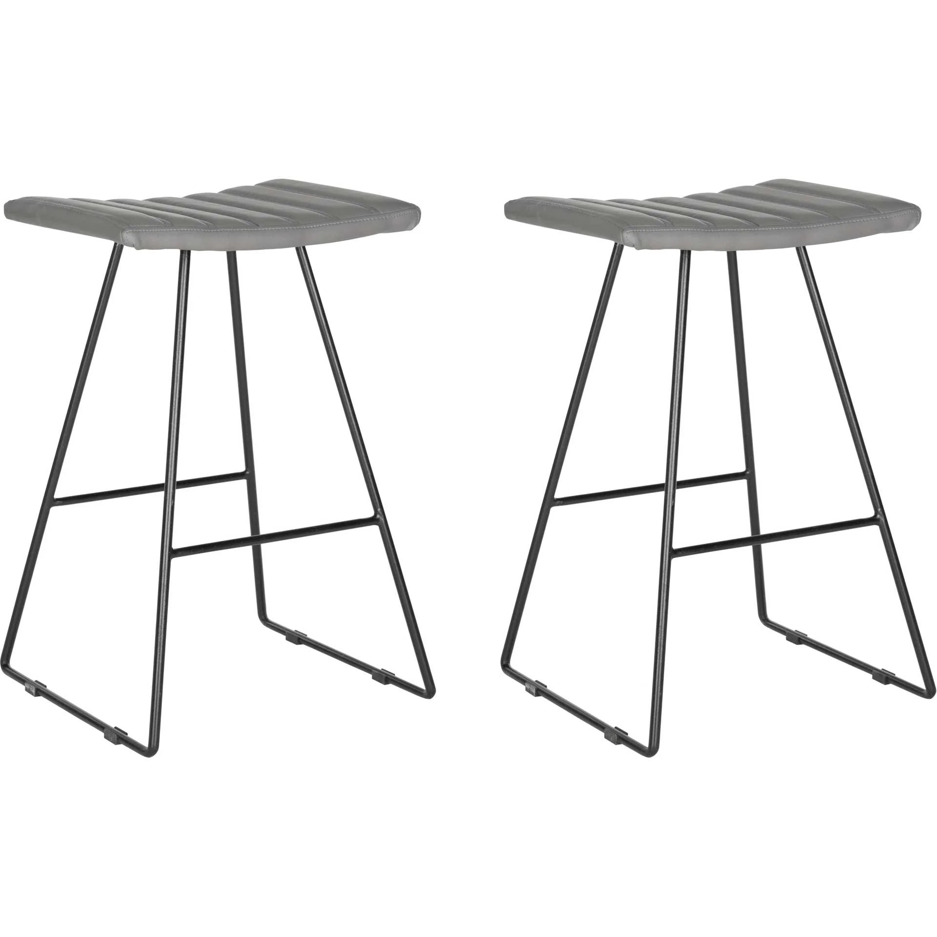 Aldo Bar Stool Gray/Black (Set of 2) - Image 8